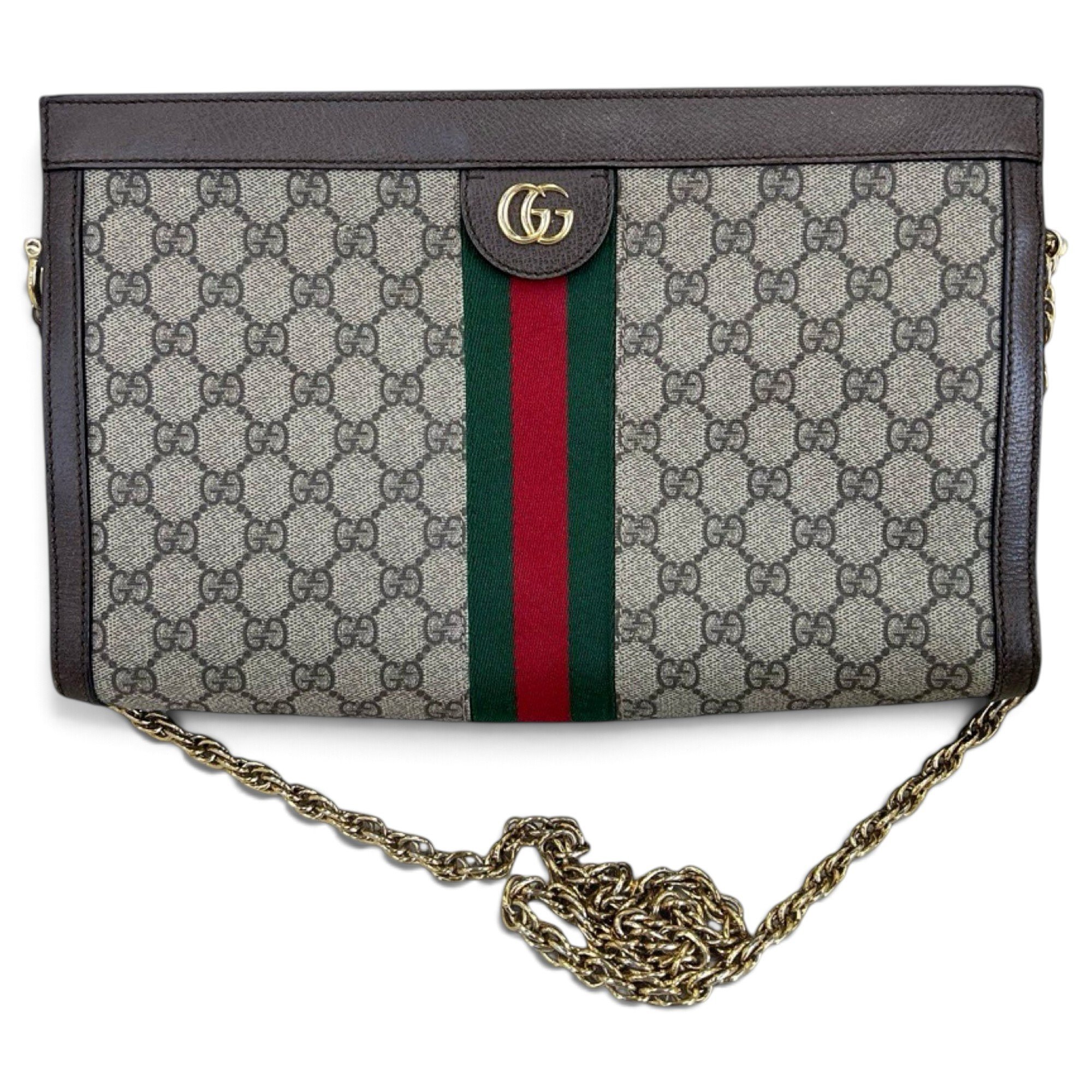 Ophidia Chain leather handbag