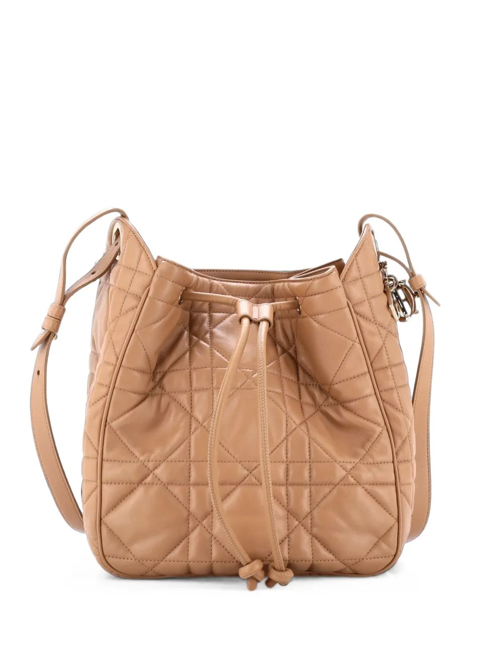 D-Motion Bag Cannage Quilted Leather Medium bucket bag