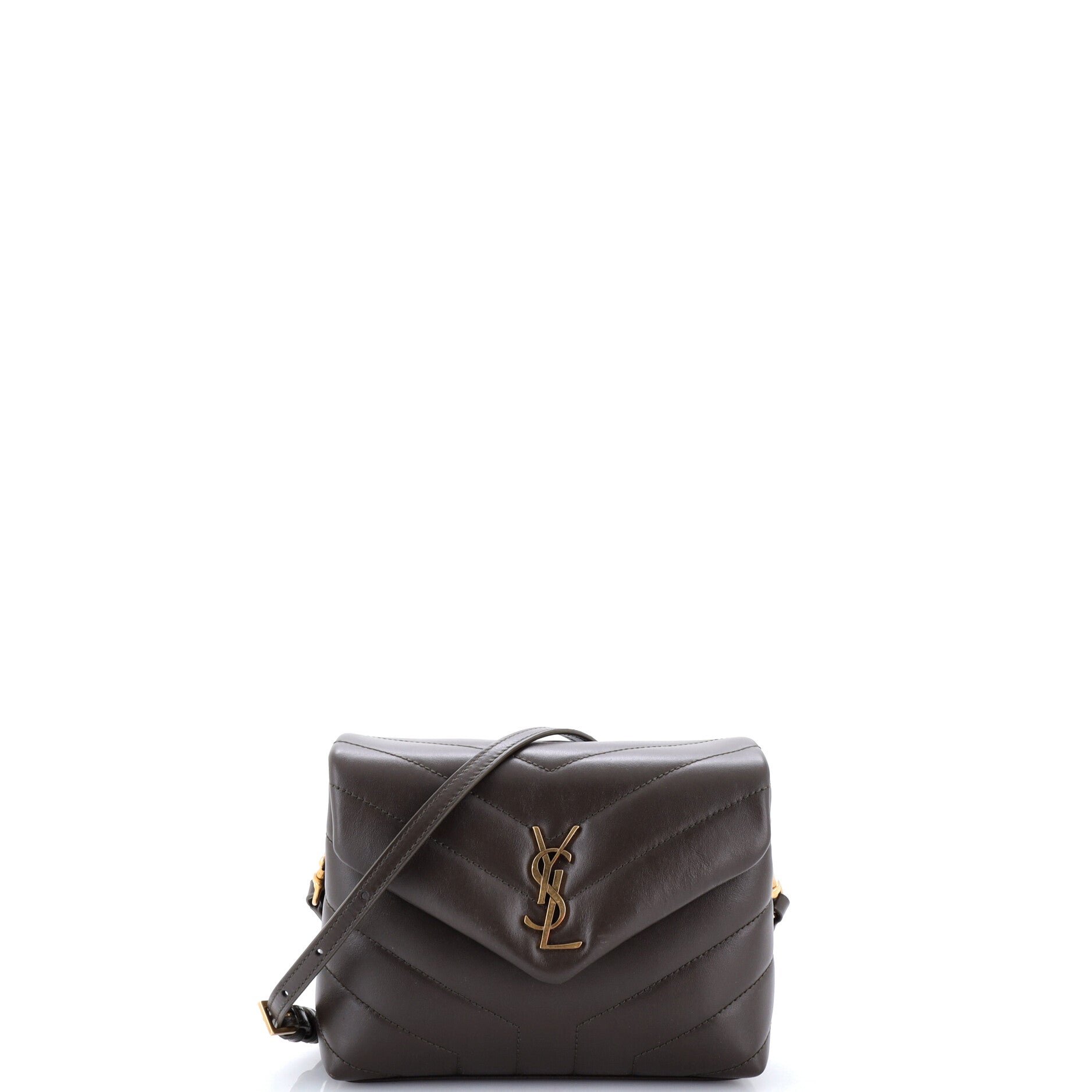 Loulou Shoulder Bag Matelasse Chevron Leather Toy