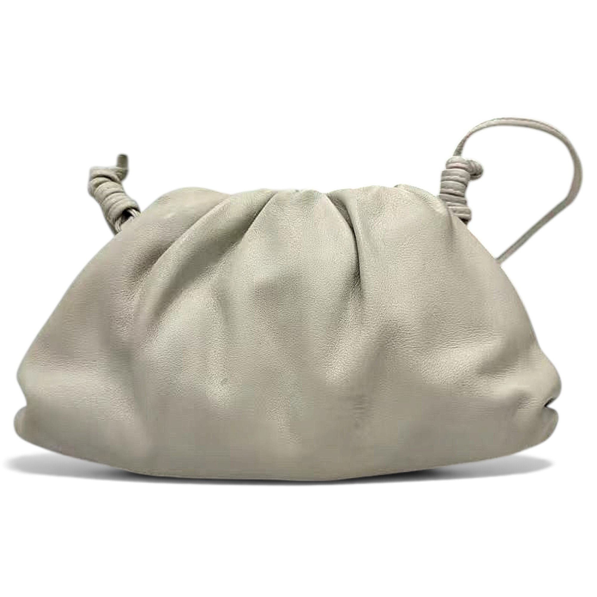 Pouch leather handbag