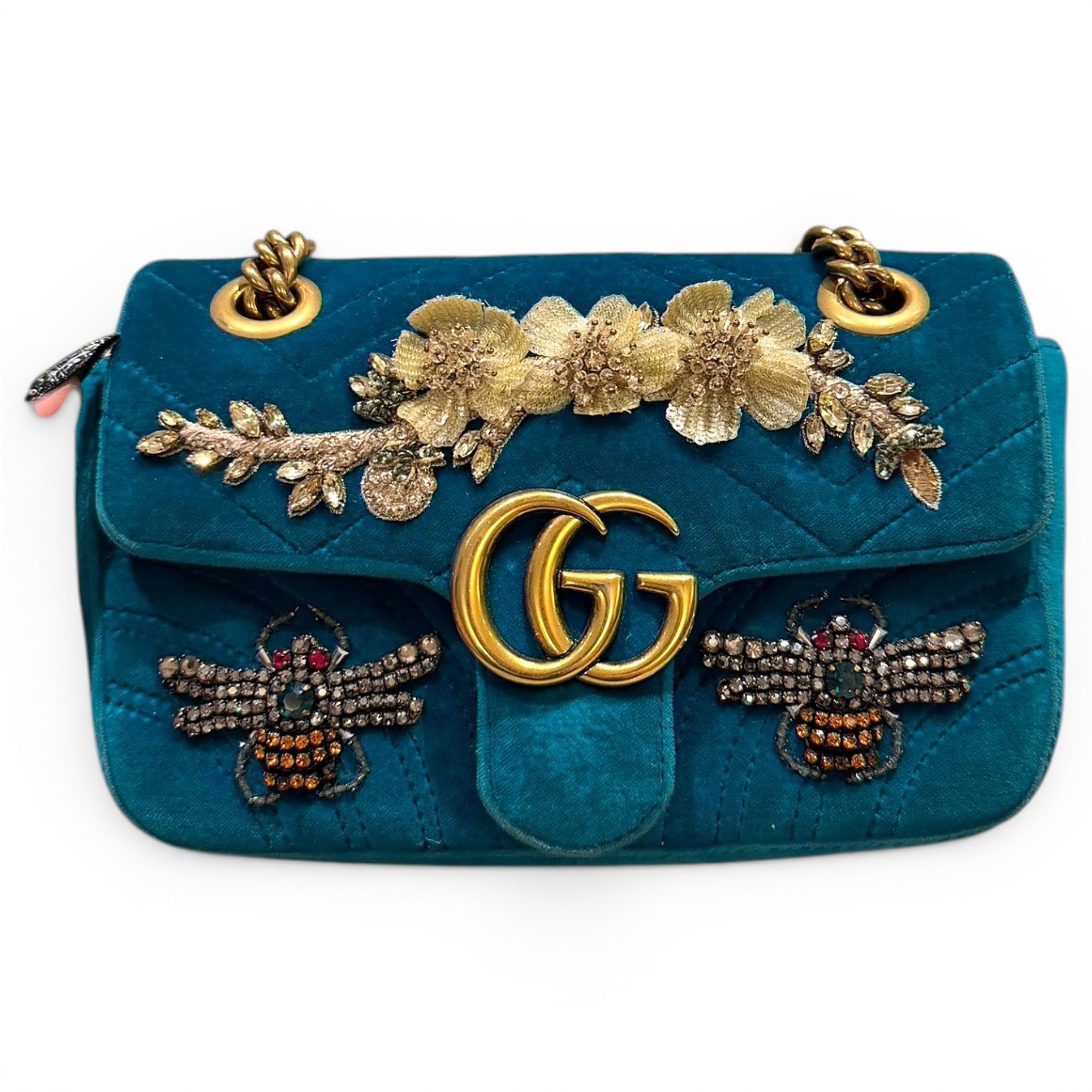 GG Marmont velvet handbag