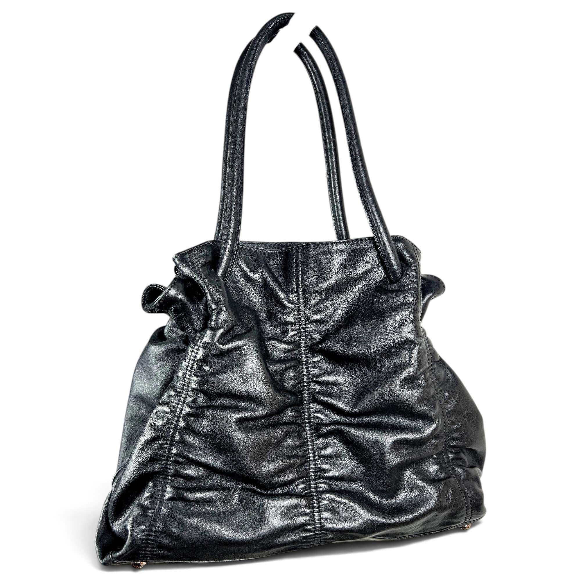 Leather handbag