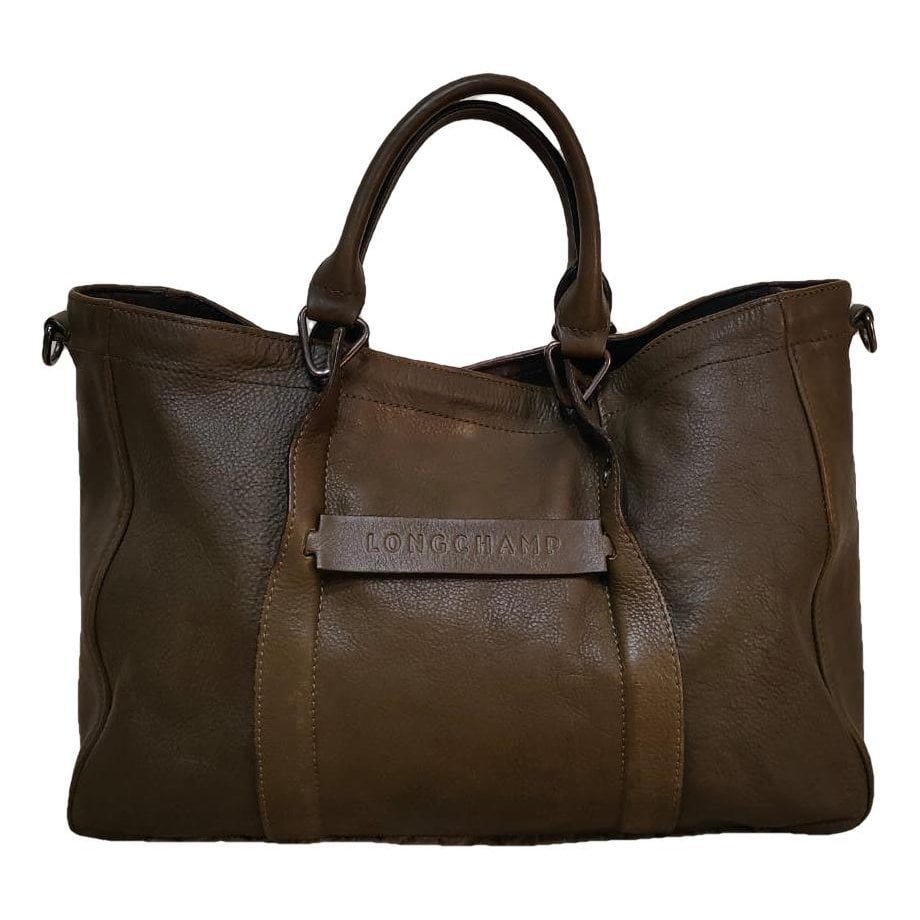 3D leather handbag