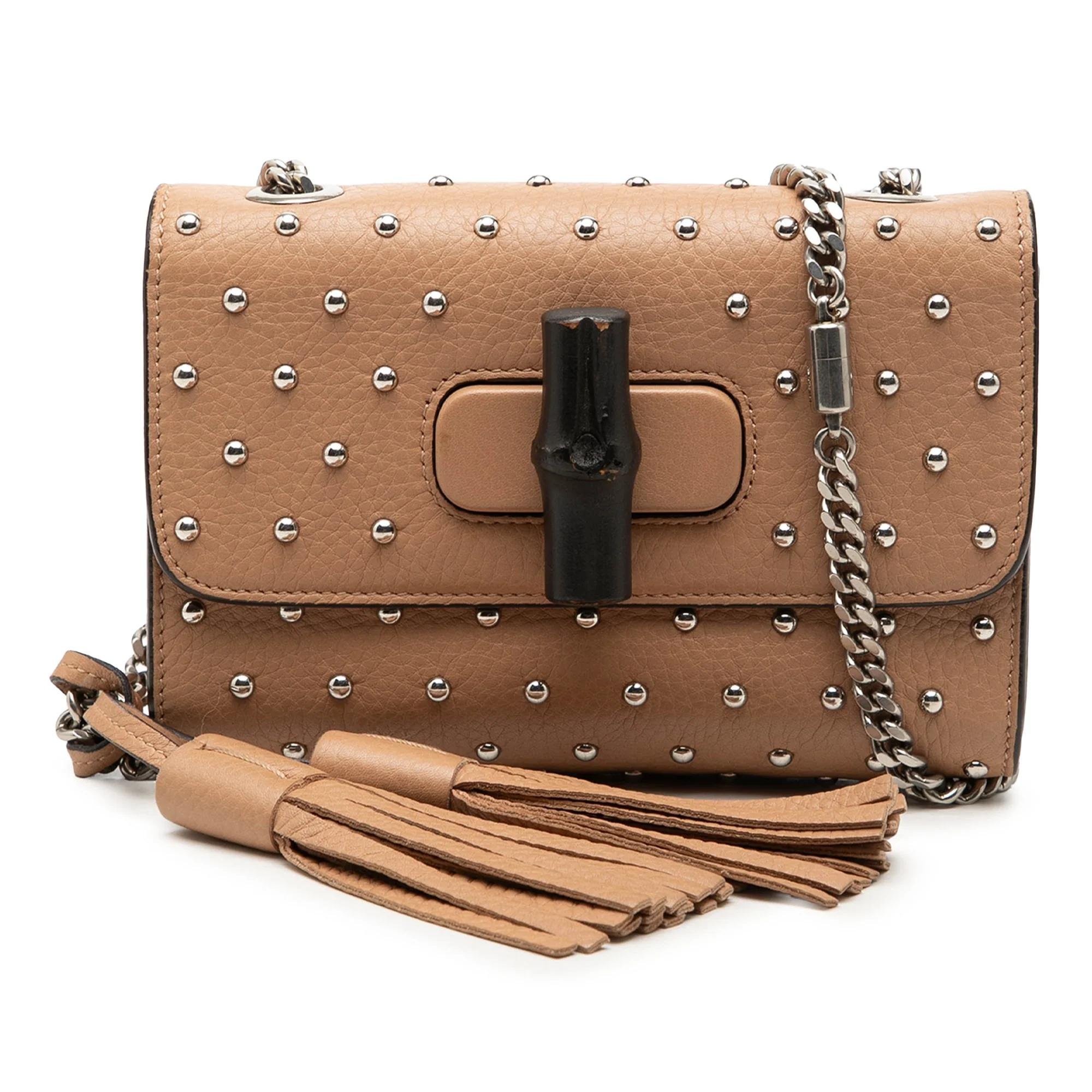 Bamboo pony-style calfskin crossbody bag