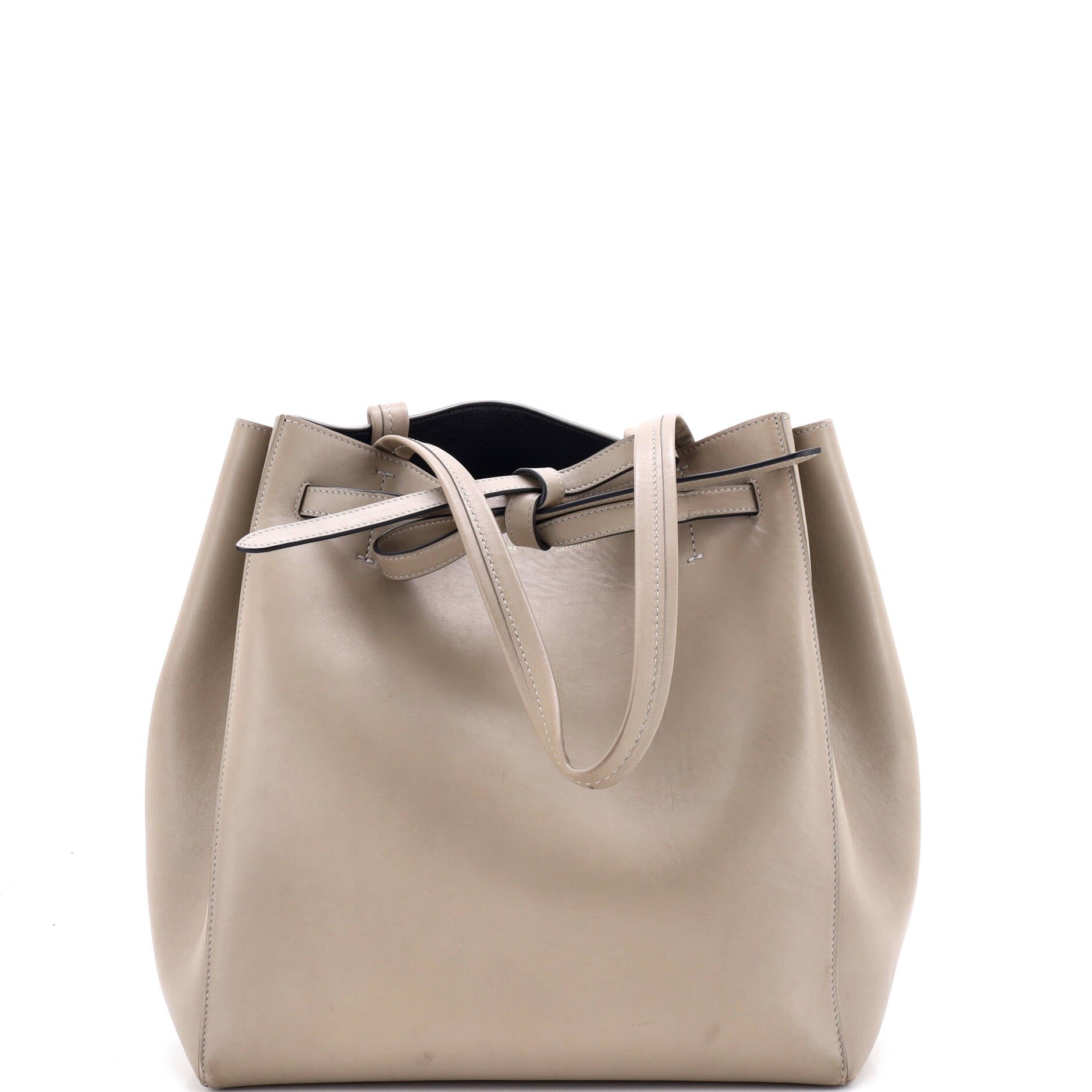 Celine Phantom Tie Cabas Tote Leather Medium