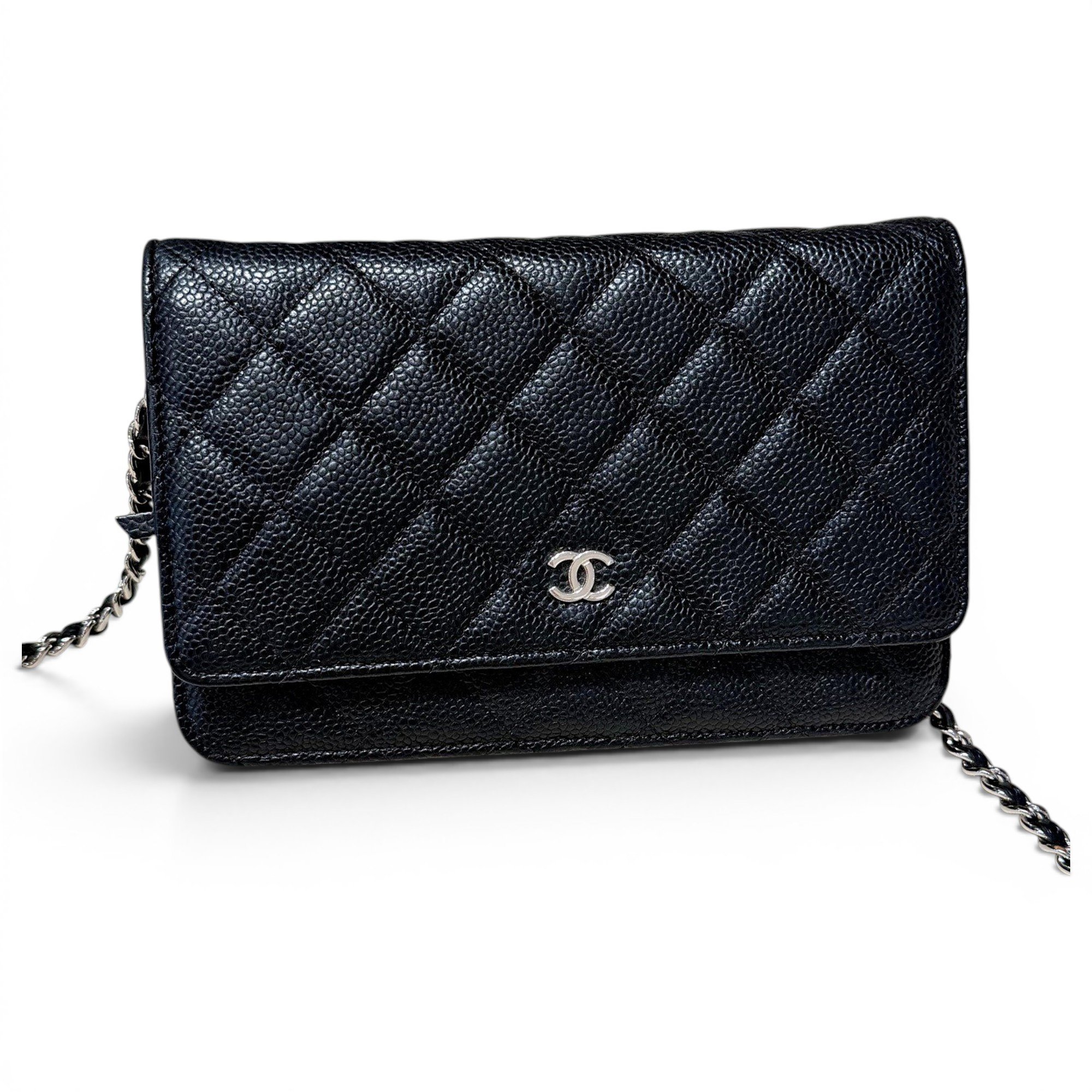 Wallet On Chain Timeless/Classique leather crossbody bag