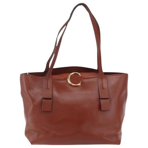 Leather tote
