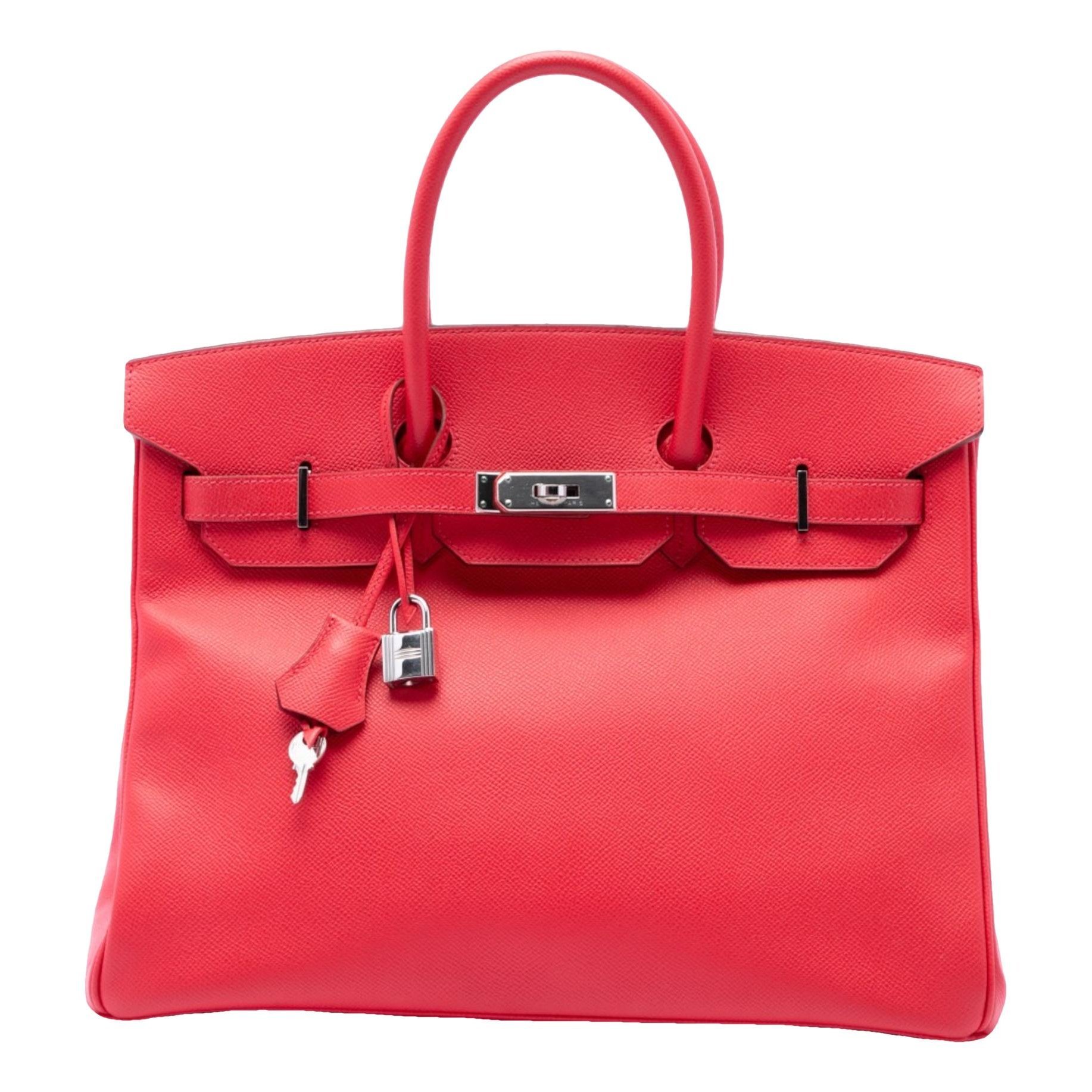 Birkin 35 leather handbag