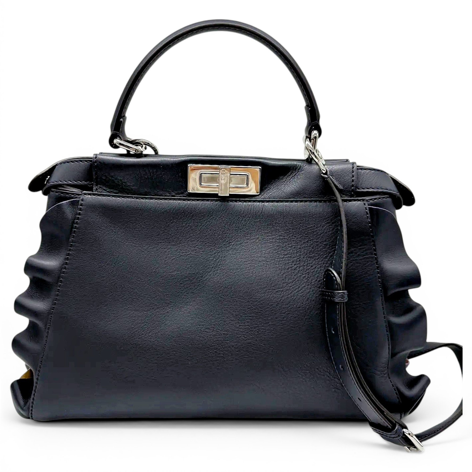 Peekaboo leather crossbody bag