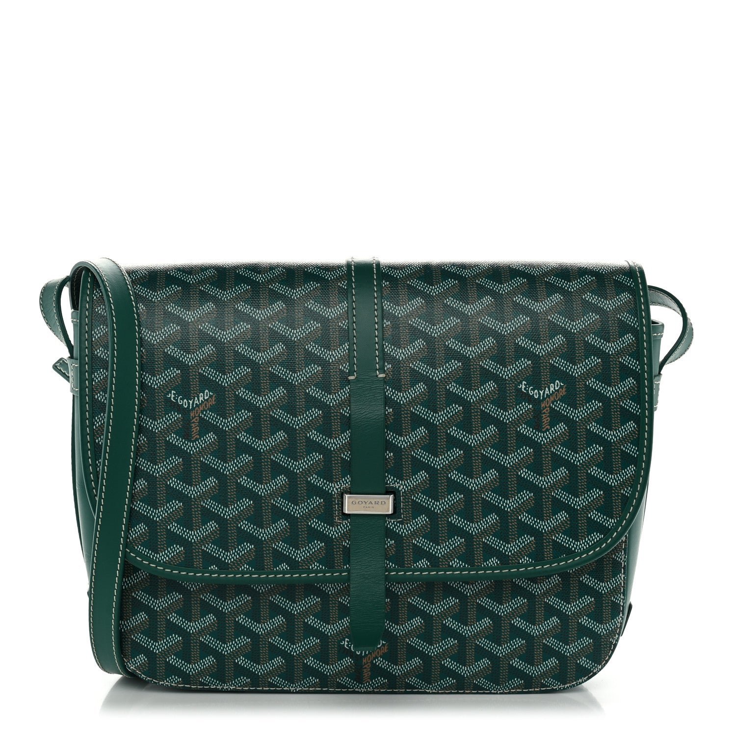 Goyard Goyardine Belvedere II MM Messenger Bag Green