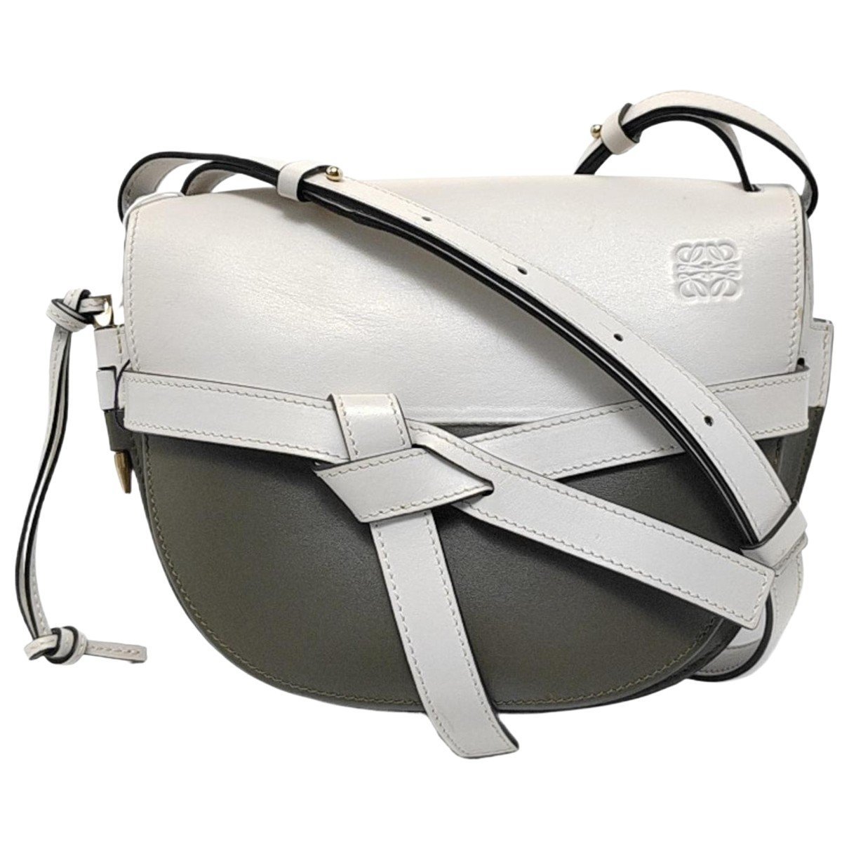 Gate leather crossbody bag