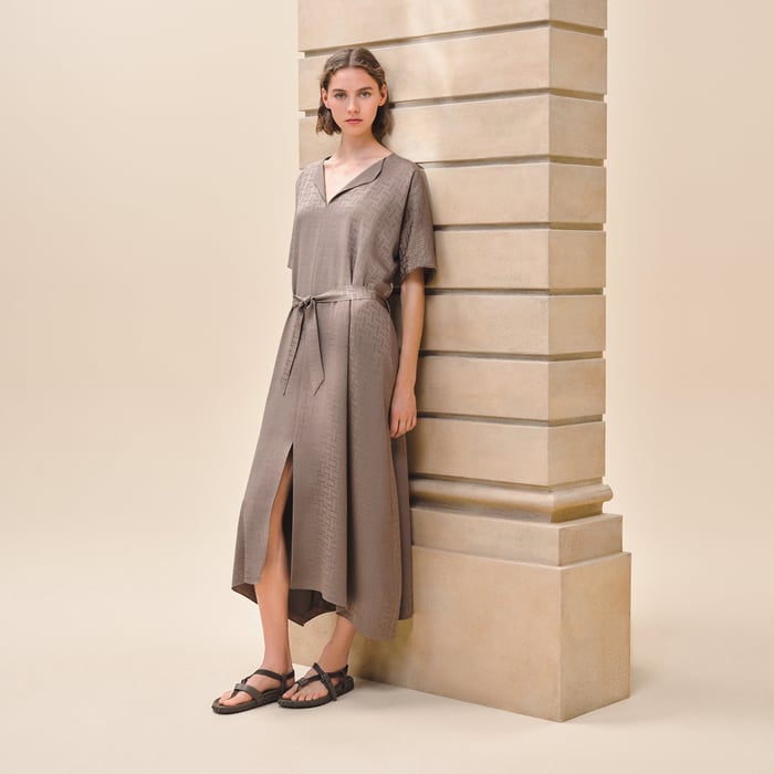 "Mosaique" Belted Caftan