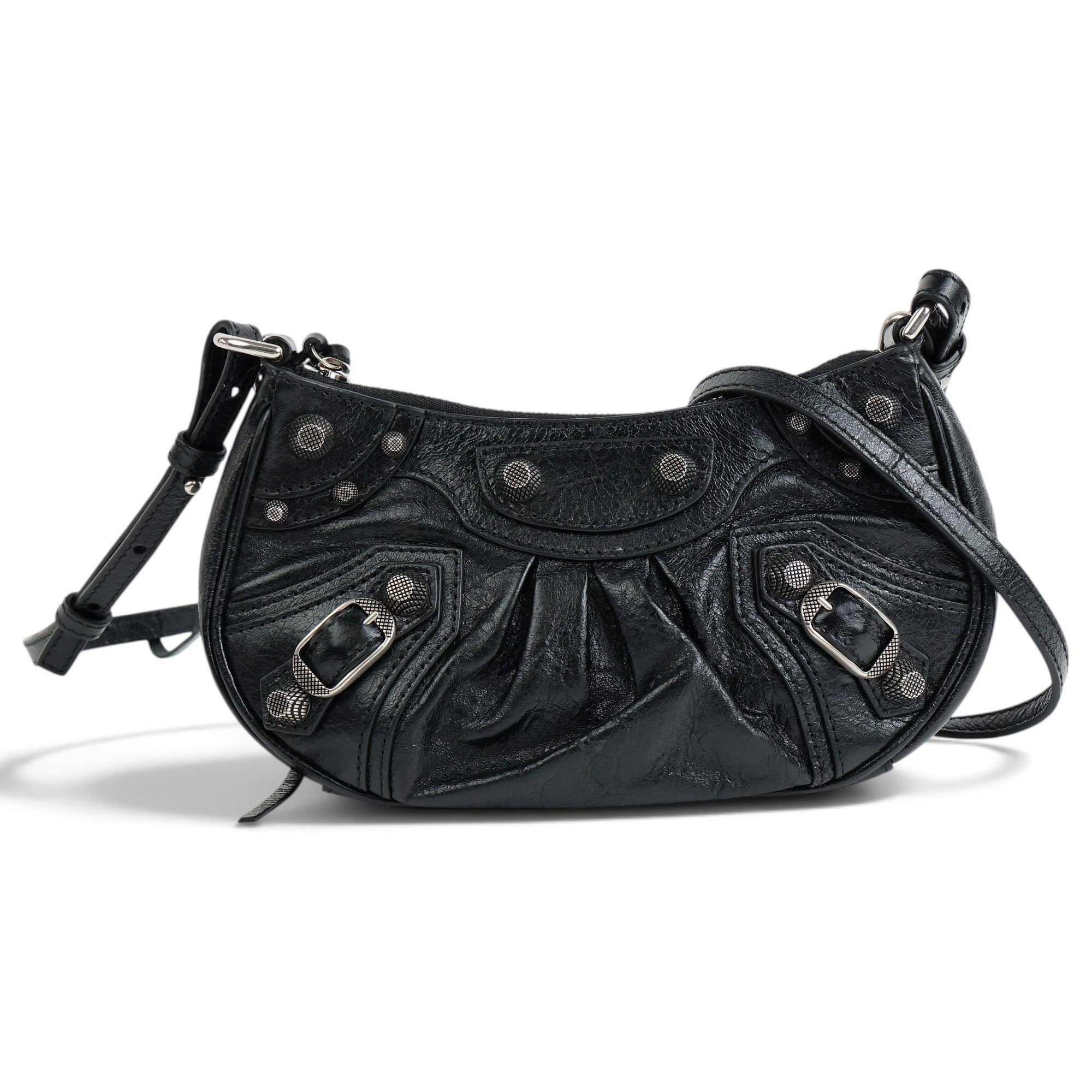 City leather crossbody bag