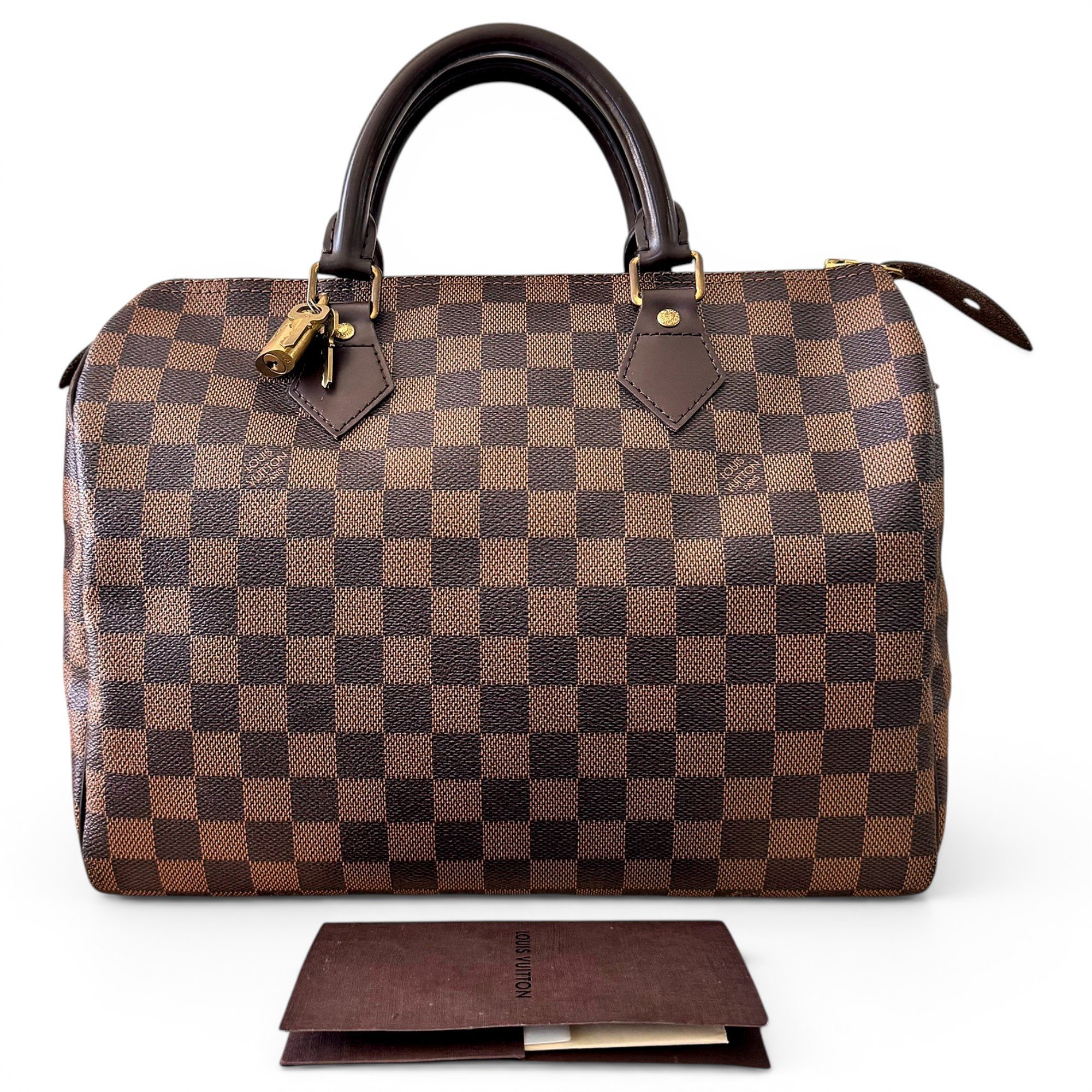 Speedy leather handbag