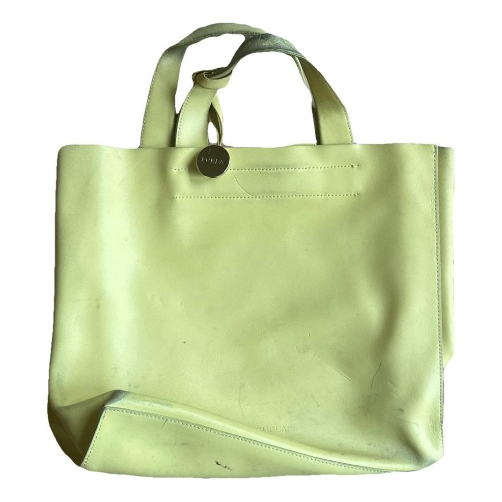 Leather tote