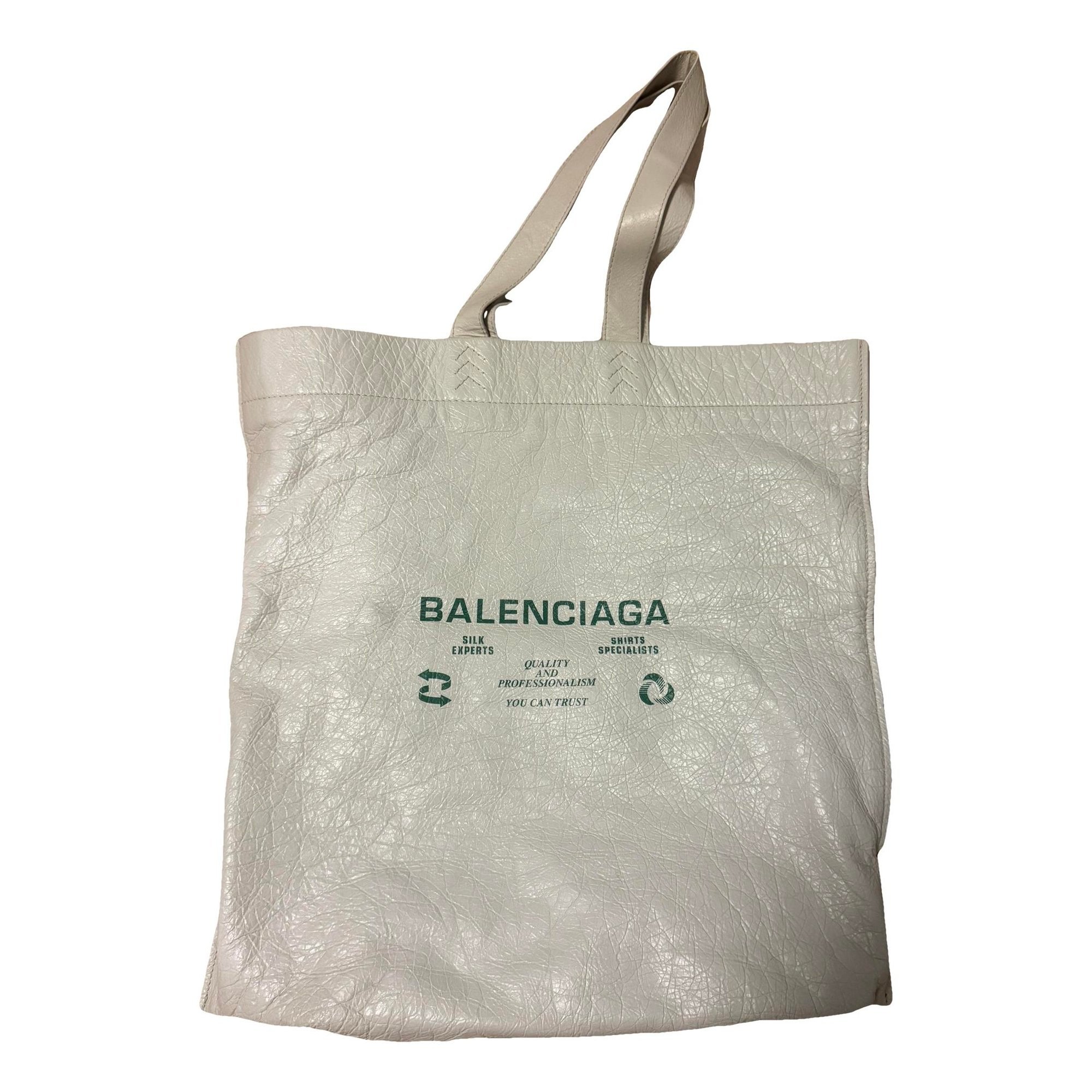 Leather tote