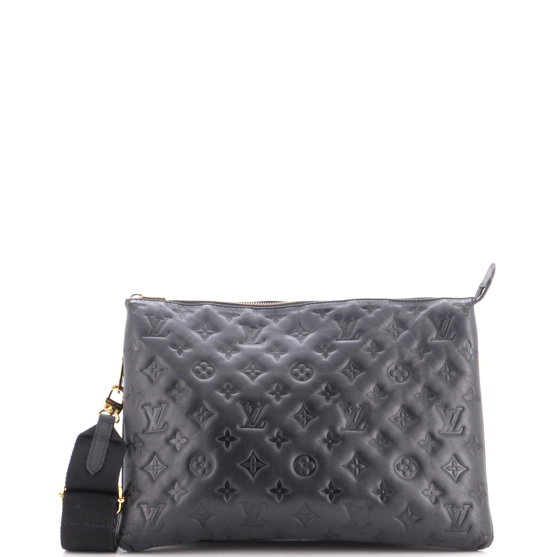 Coussin Bag Monogram Embossed Lambskin MM