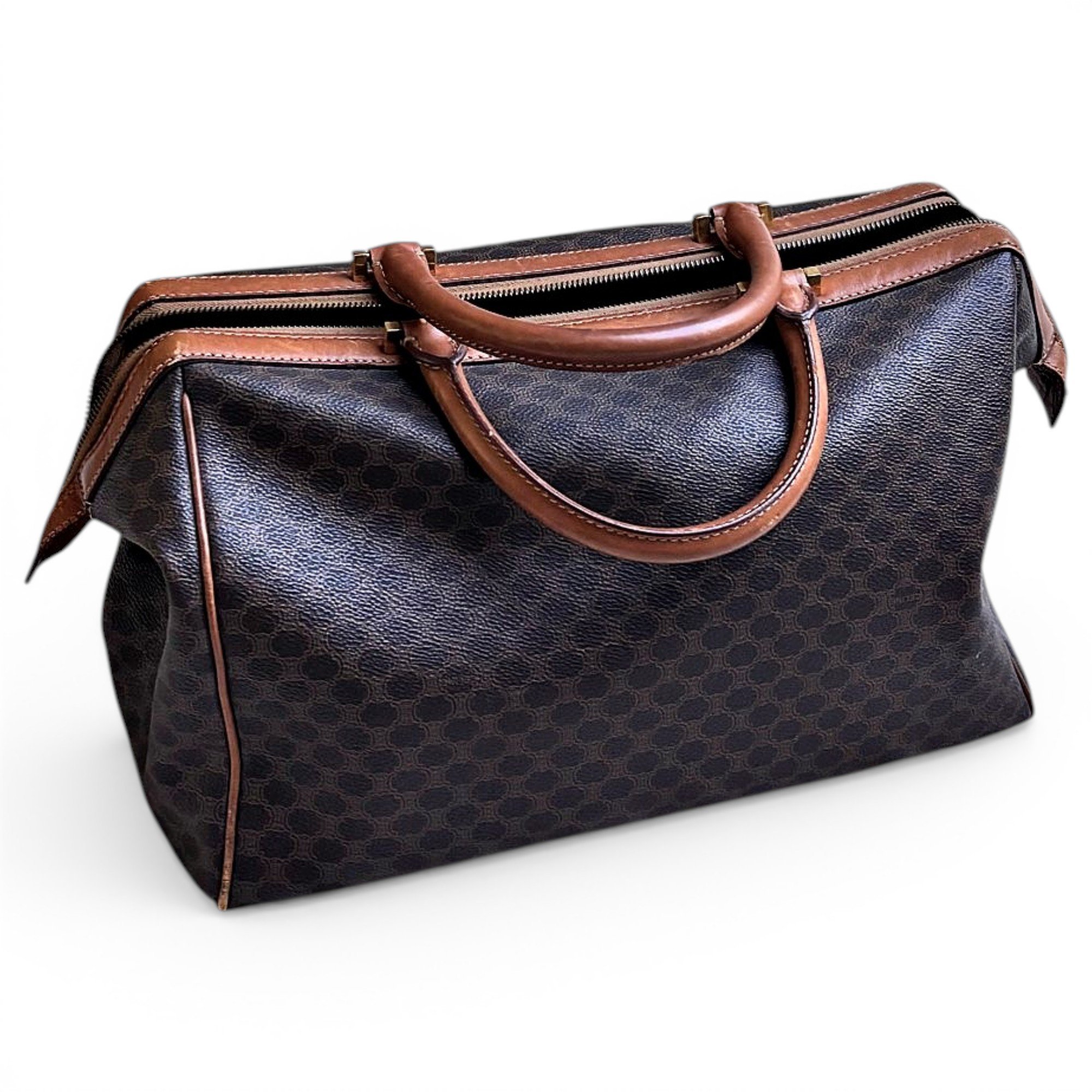 Luggage leather handbag