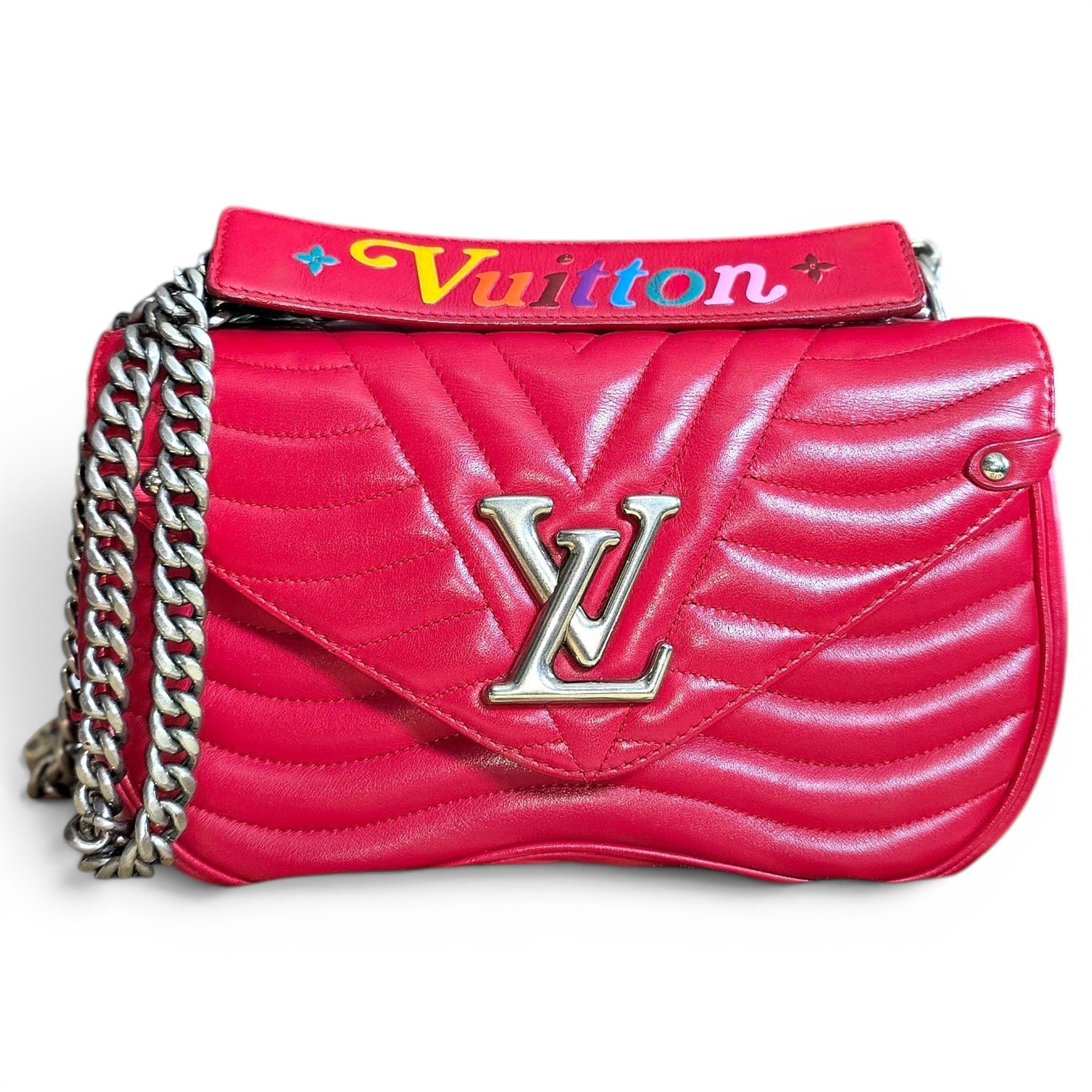 New Wave leather handbag