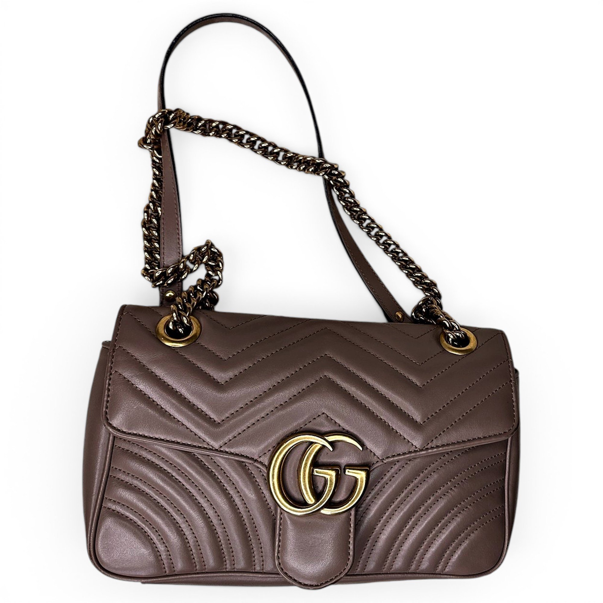 GG Marmont Flap leather handbag