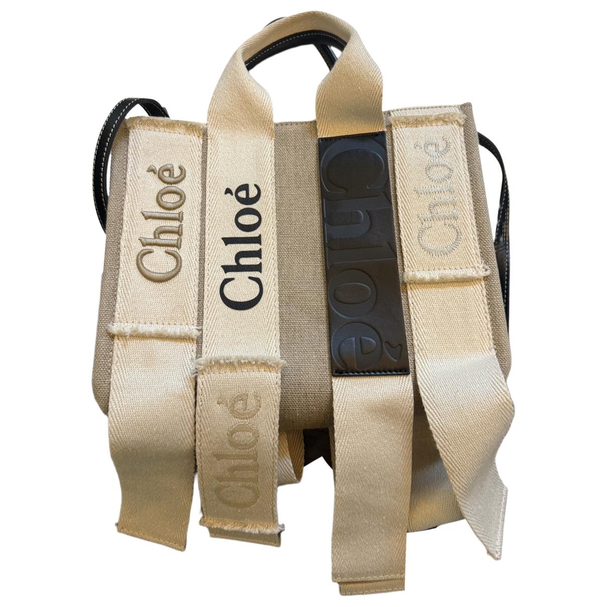 Woody cloth tote