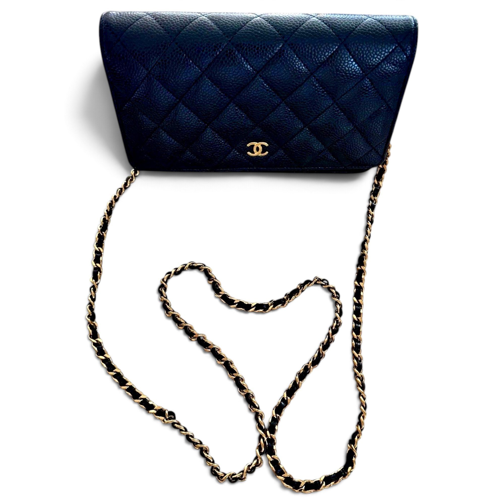 Wallet On Chain Timeless/Classique leather crossbody bag