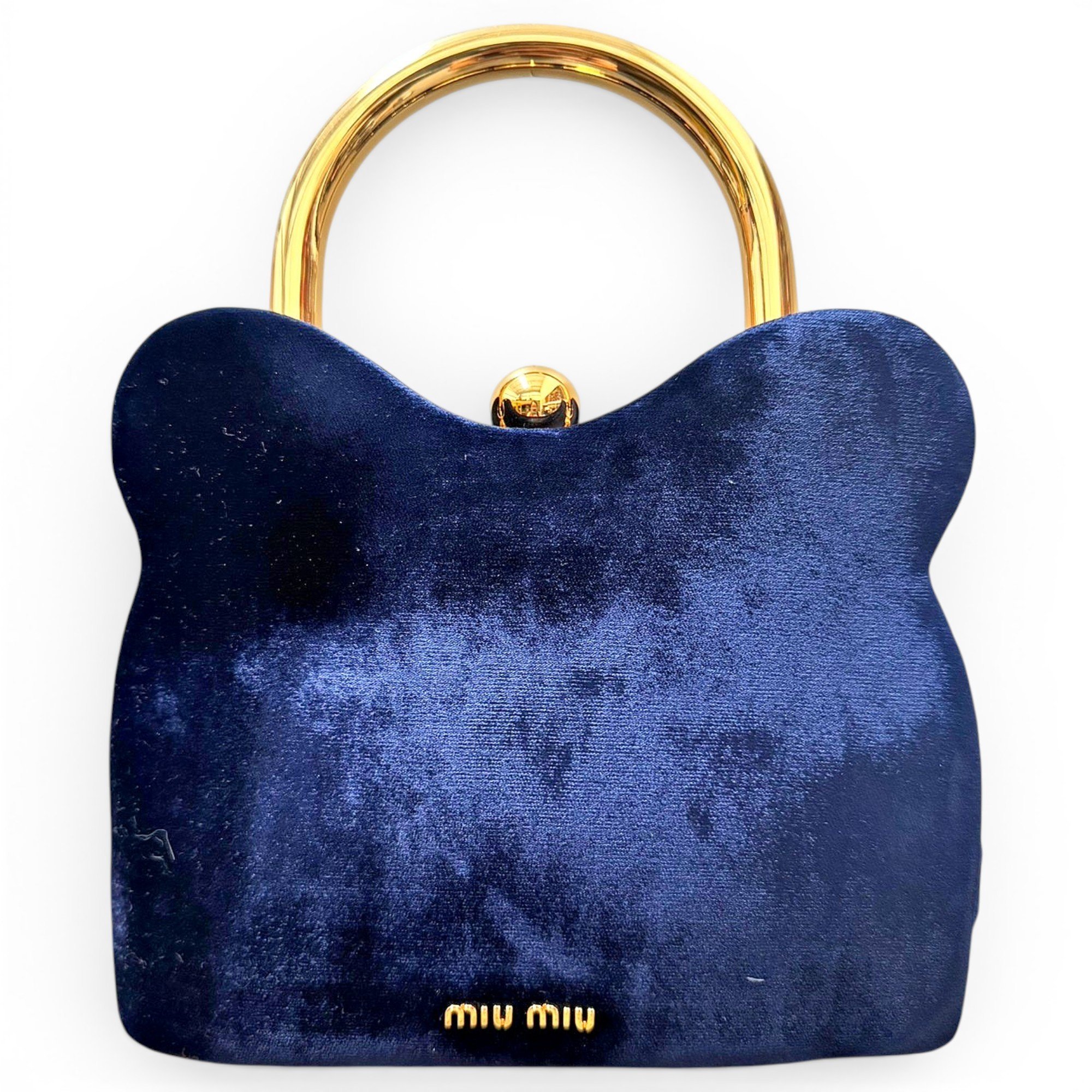 Velvet handbag