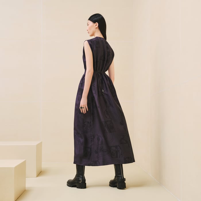 Violet Améthyste "En Desordre Finesse" Dress