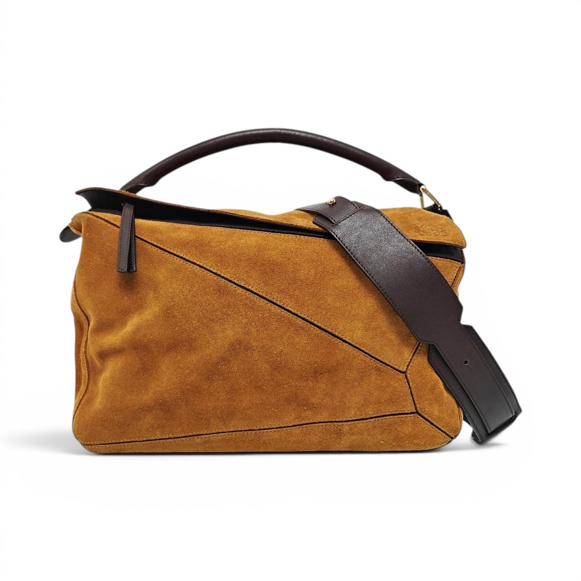 Puzzle velvet handbag