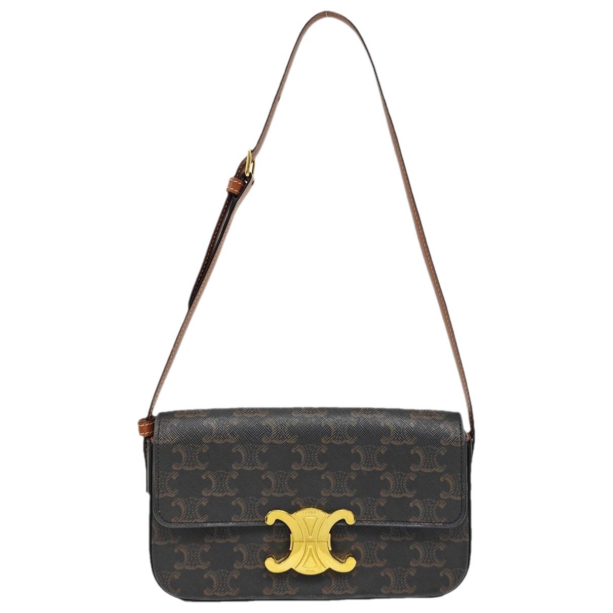 Triomphe leather handbag