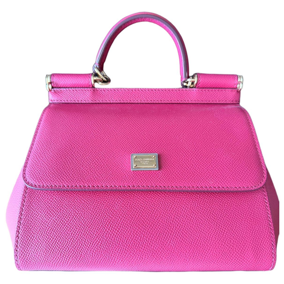 Dolce & Gabbana Sicily leather handbag