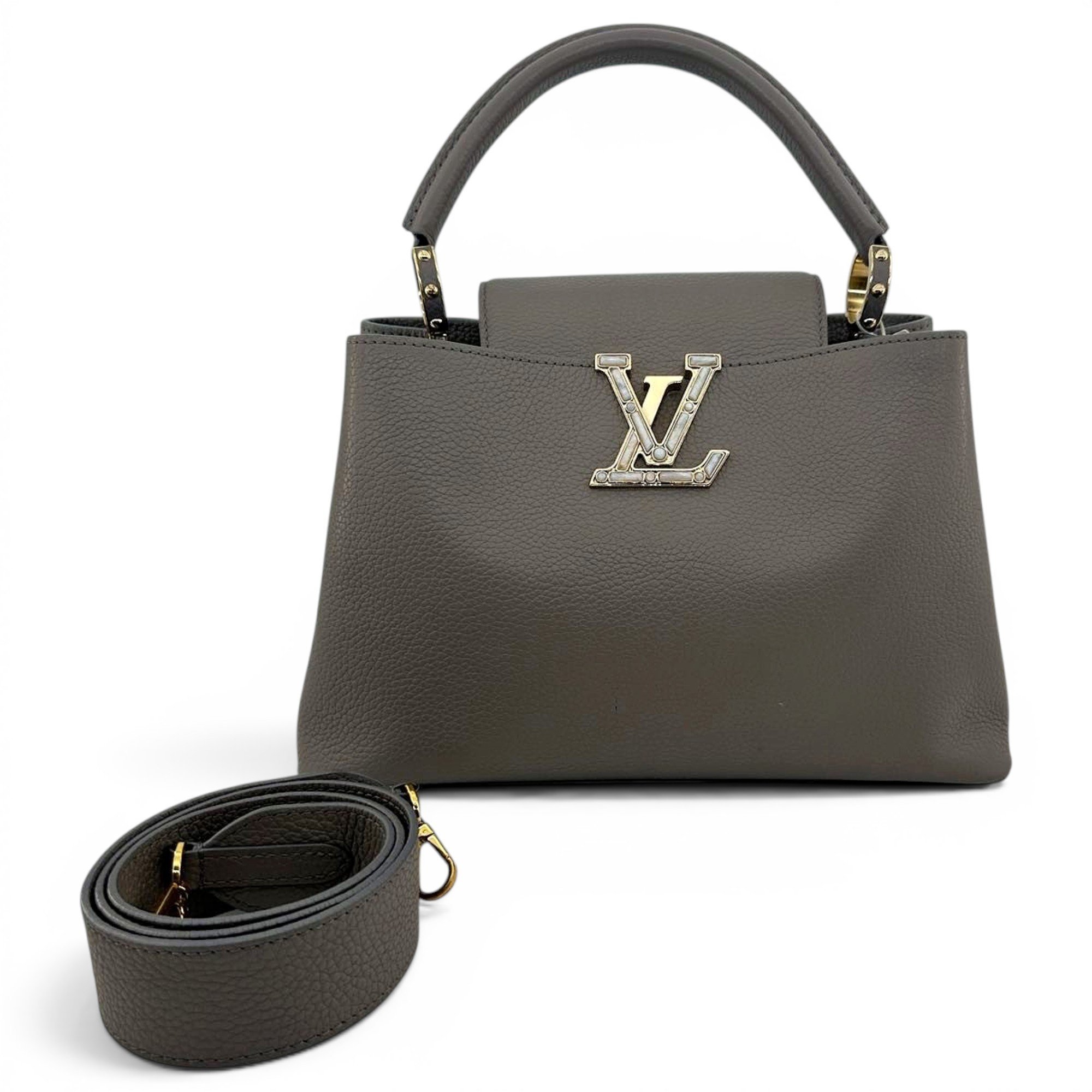 Capucines leather handbag