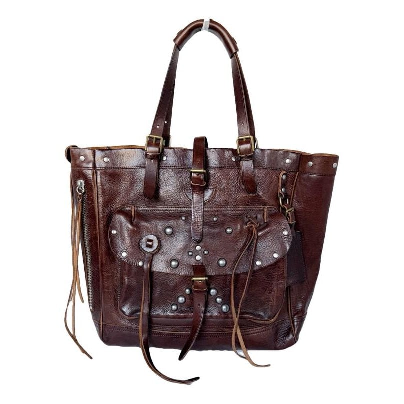 Leather handbag