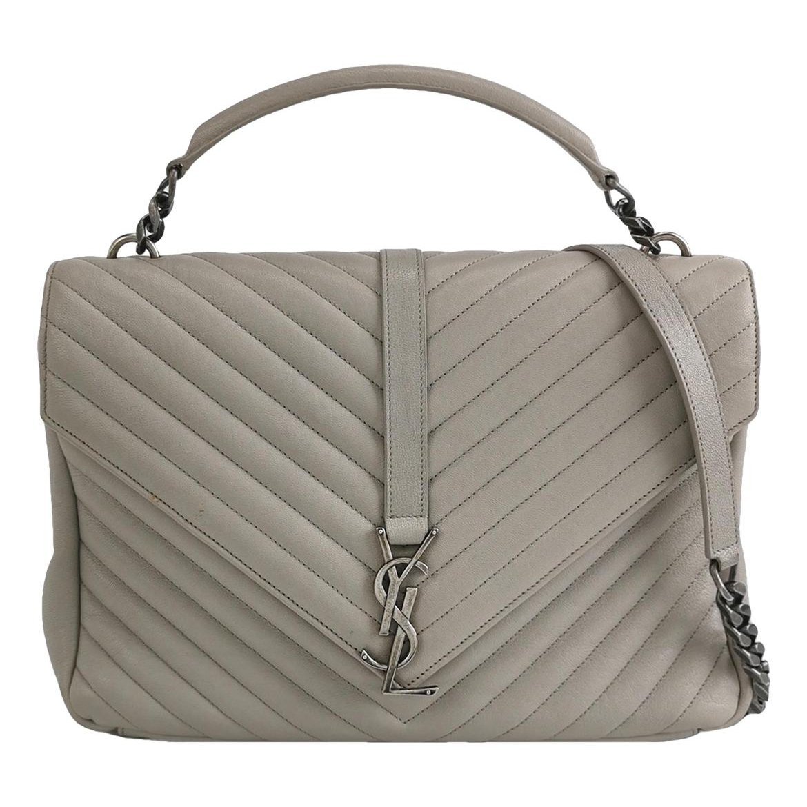Collége monogramme leather handbag