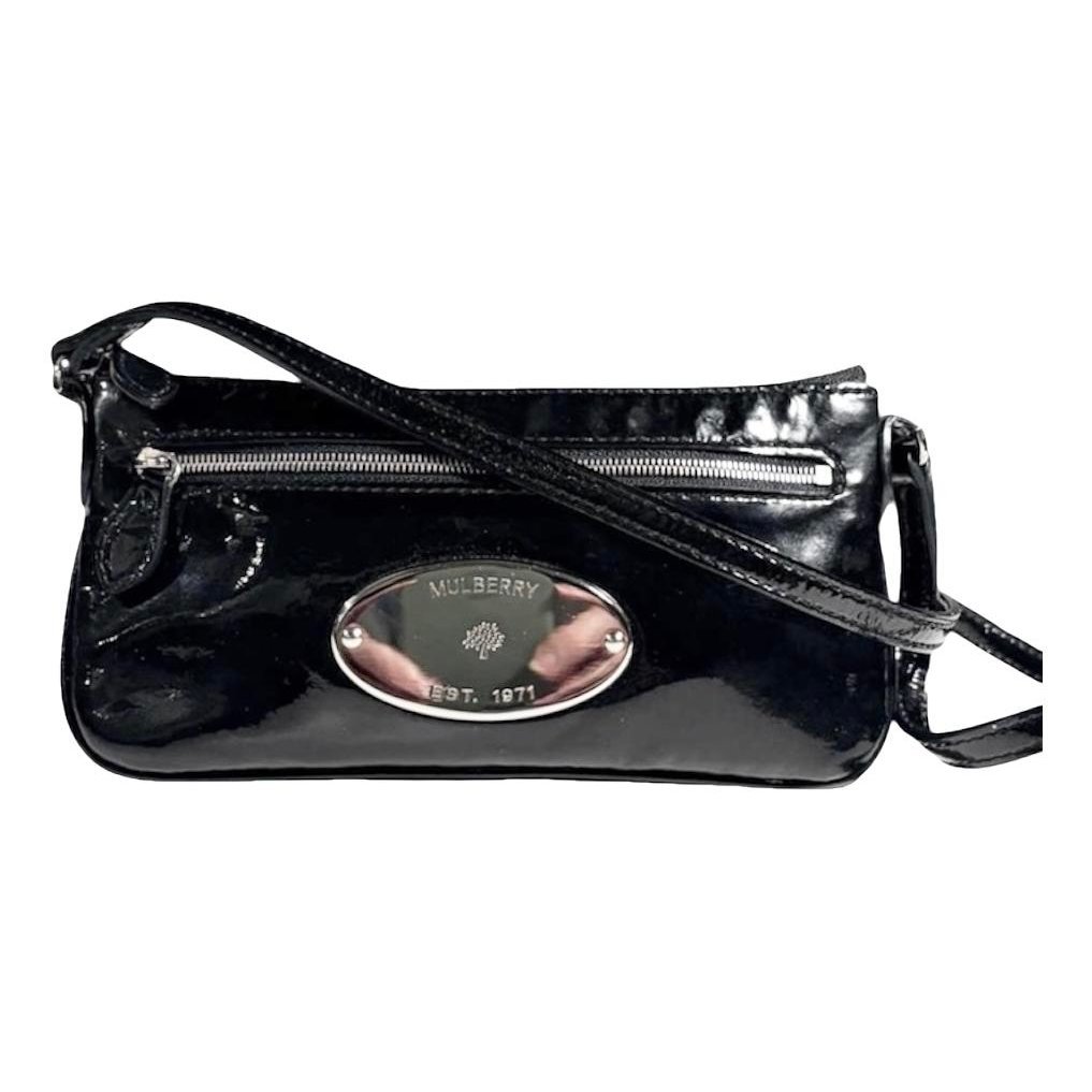 Patent leather handbag