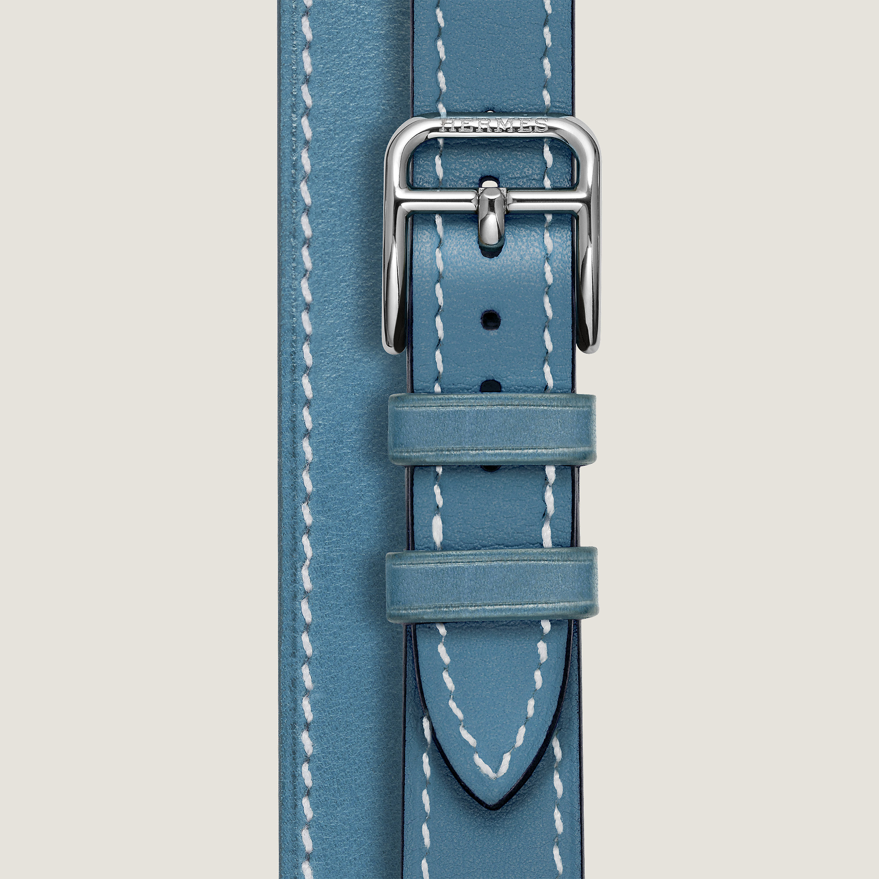 Heure H Small model 25 mm Double Tour Watch Strap