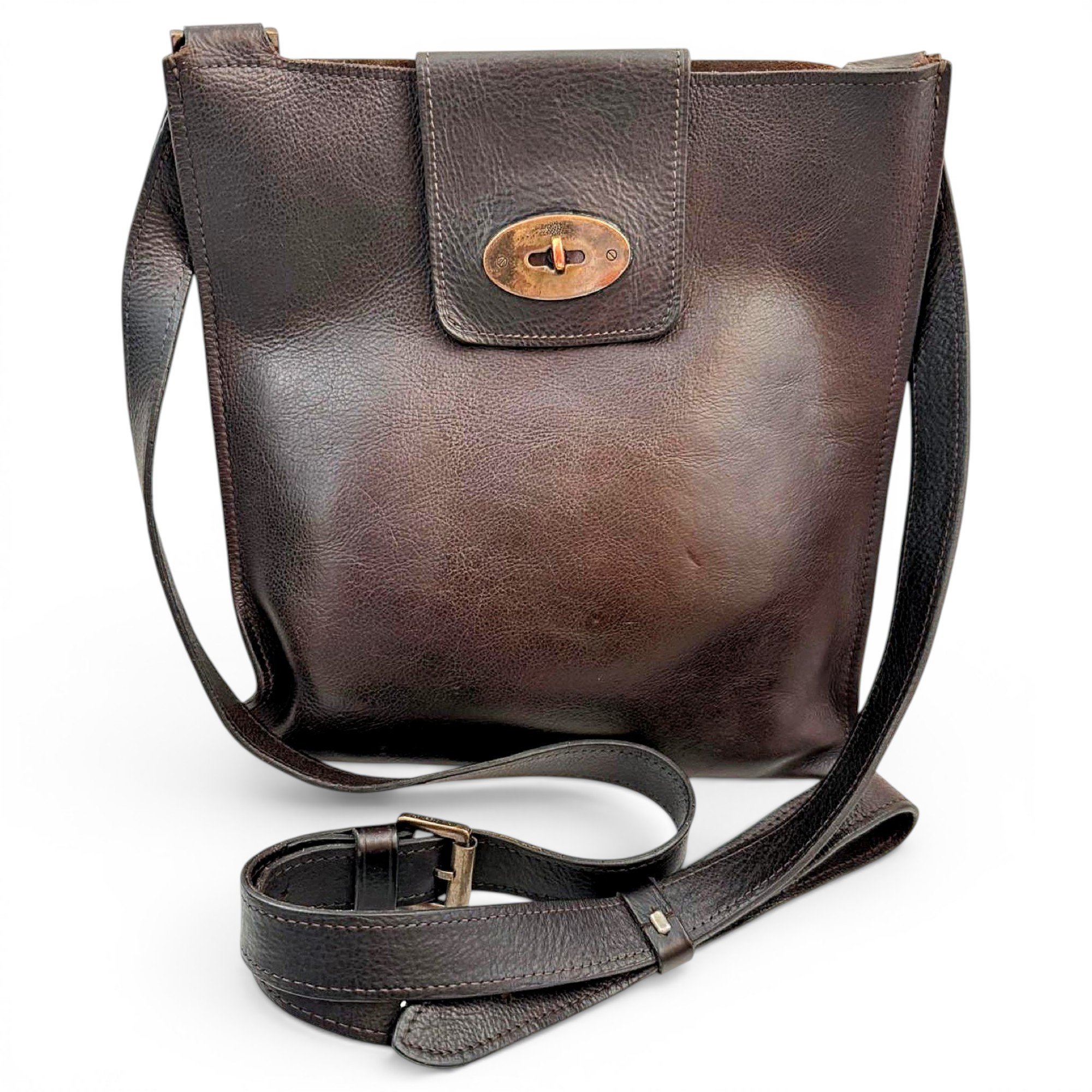 Leather crossbody bag