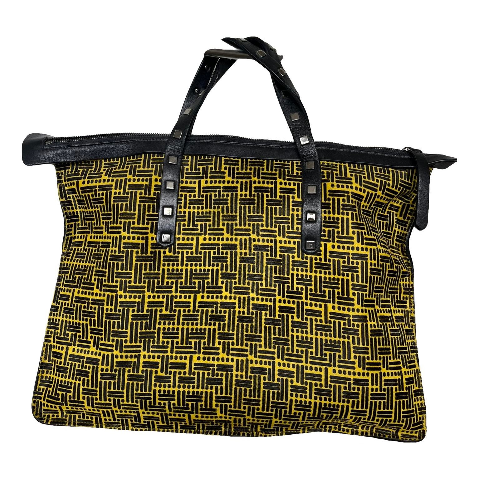 Jimmy Choo Pony-style calfskin satchel