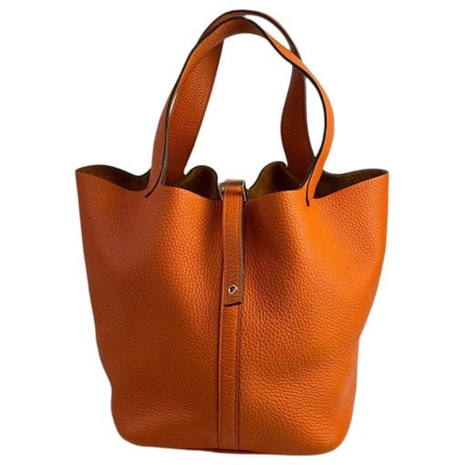 Picotin leather handbag