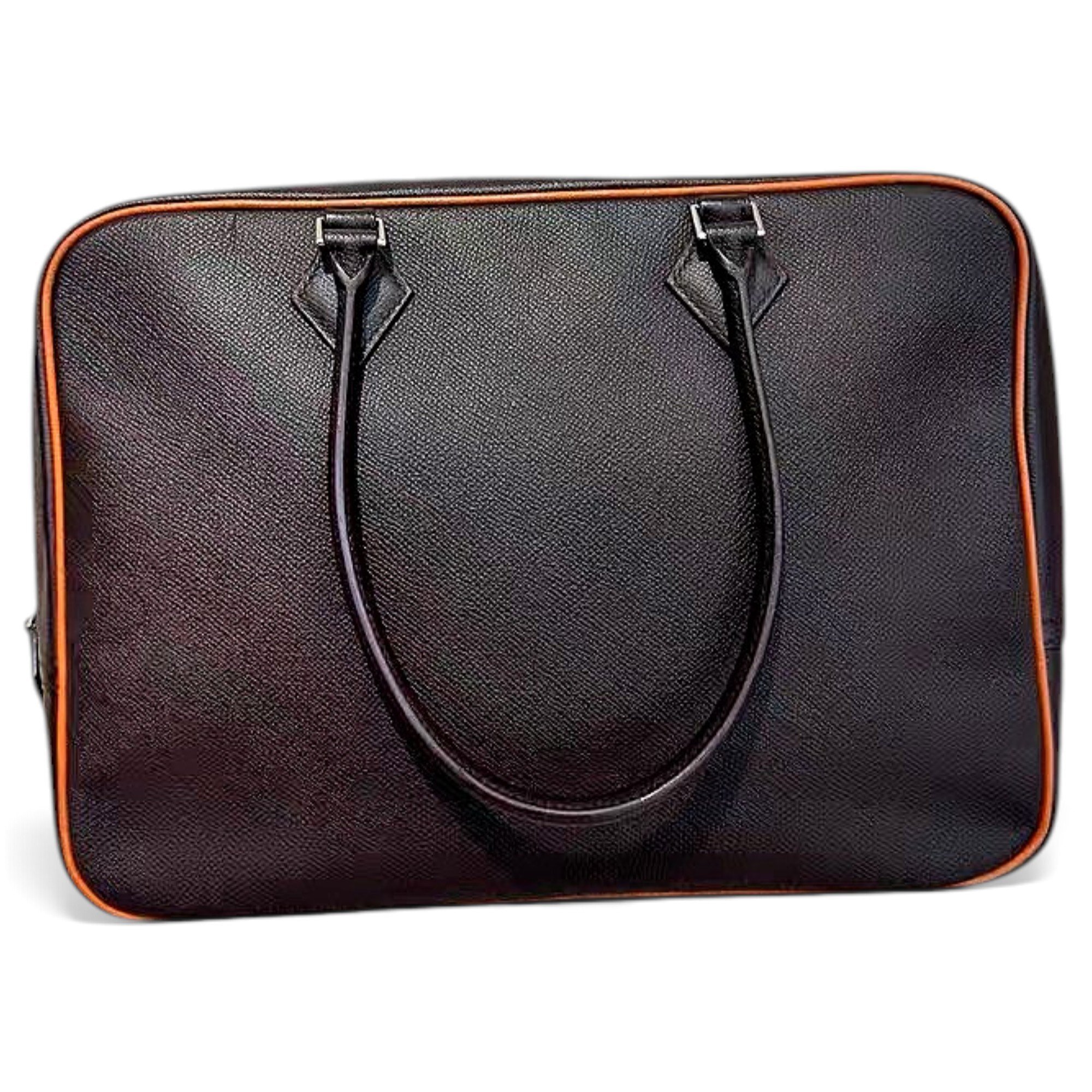 Plume leather handbag