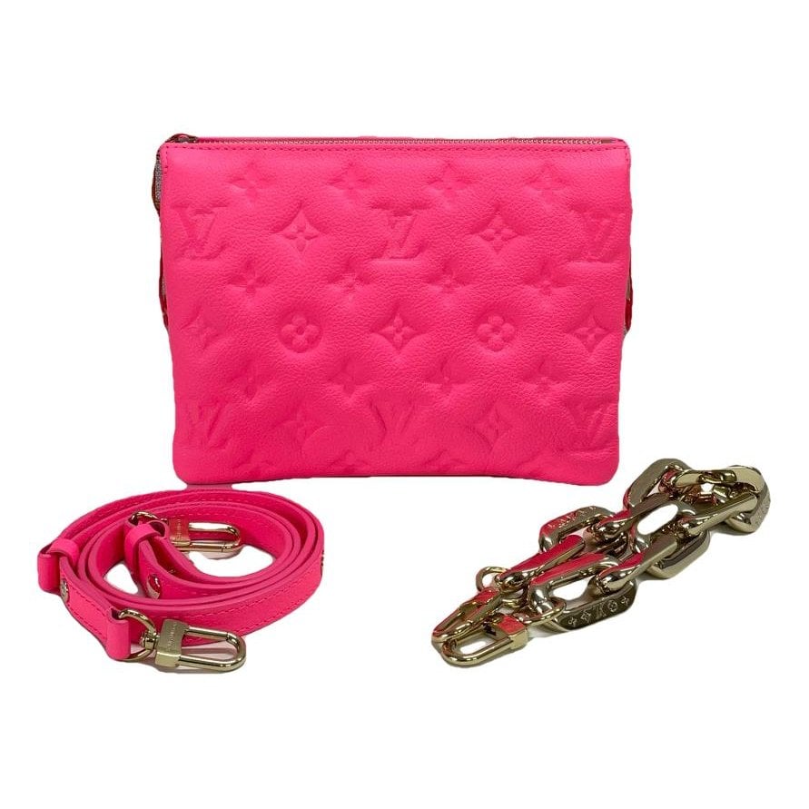 Coussin leather handbag