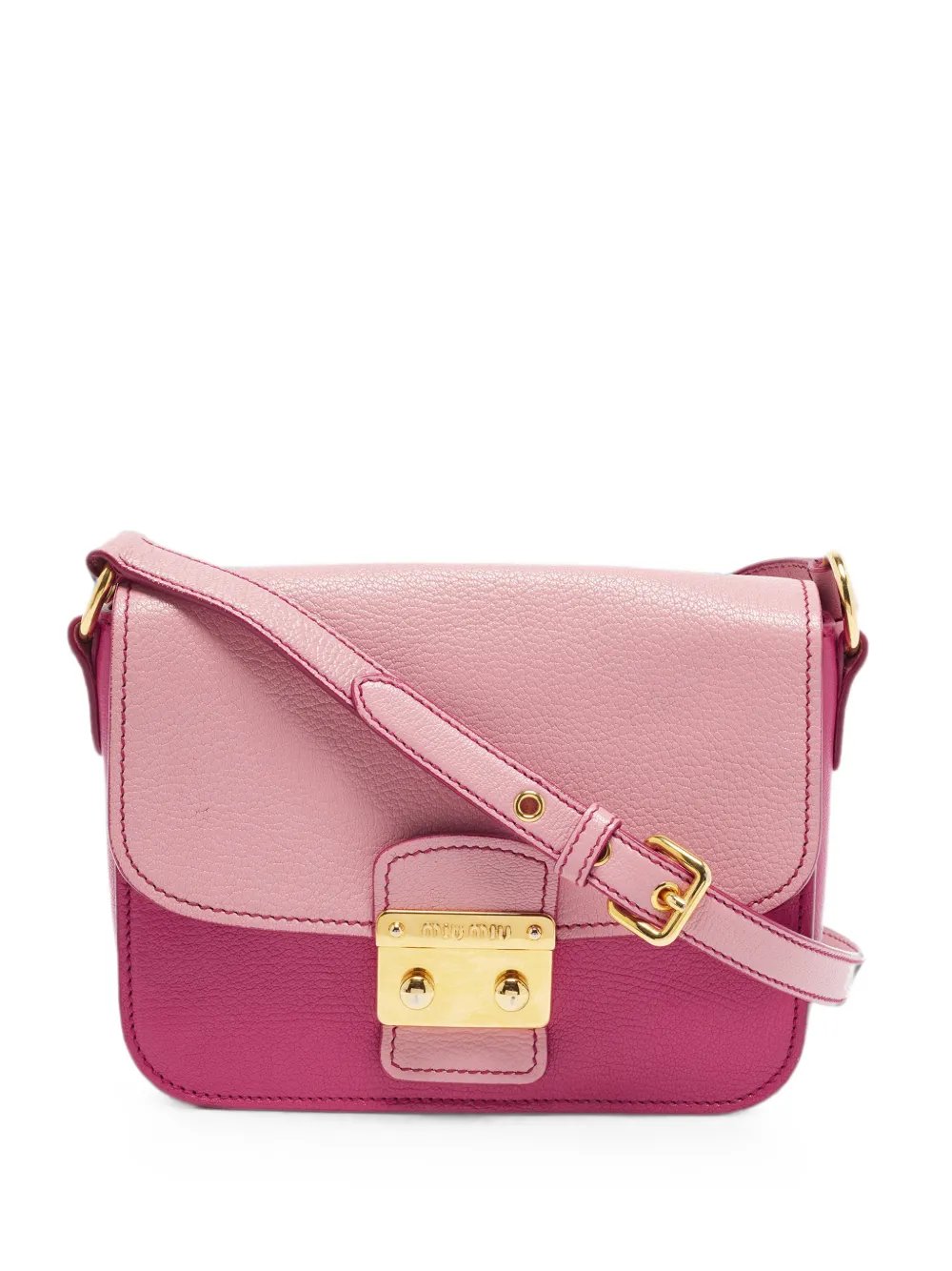 Miu Miu Madras push-lock shoulder bag