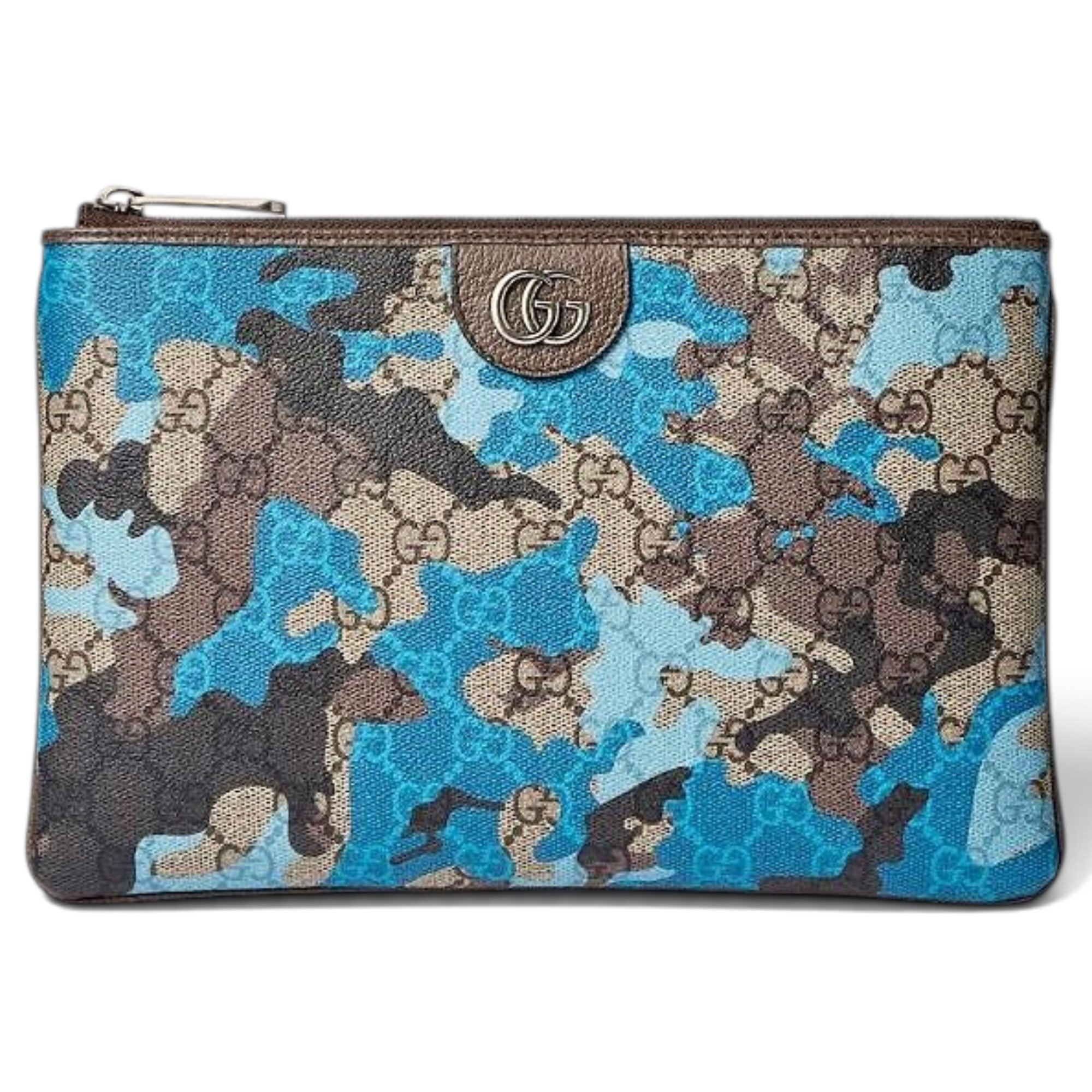 Ophidia leather clutch bag