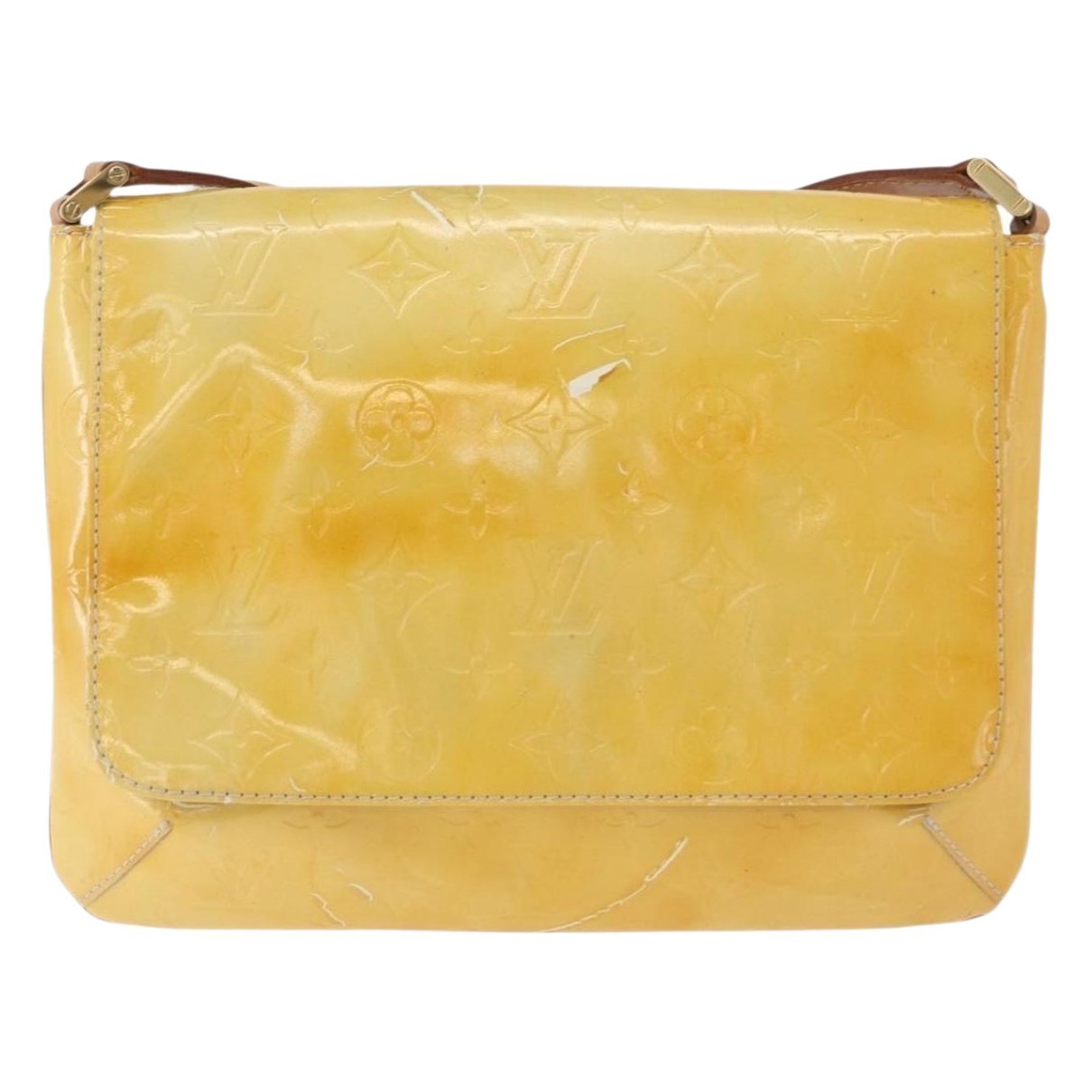 Thompson patent leather handbag