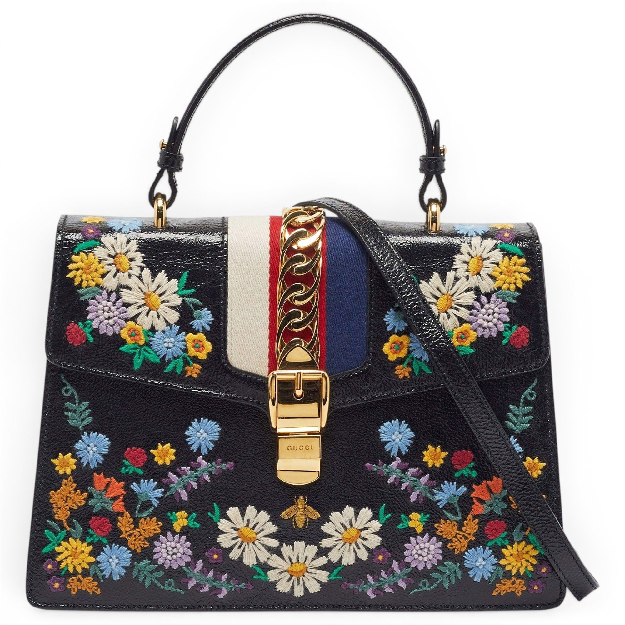 Sylvie Top Handle leather handbag