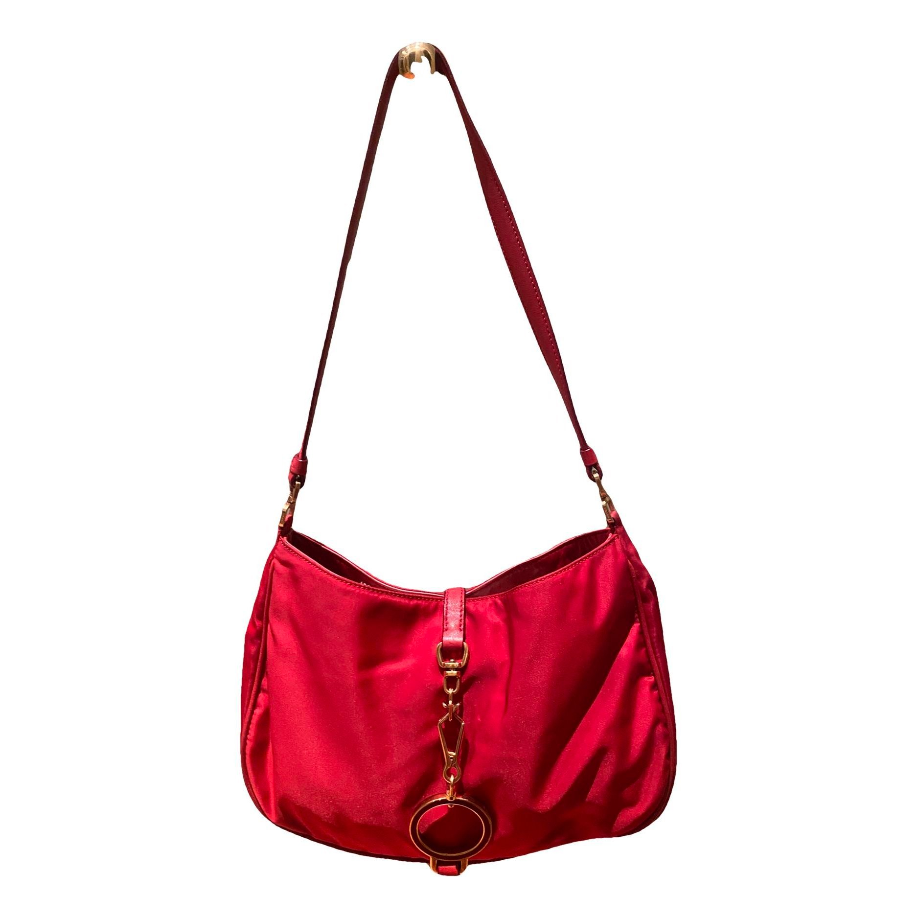 Demi-Lune cloth handbag