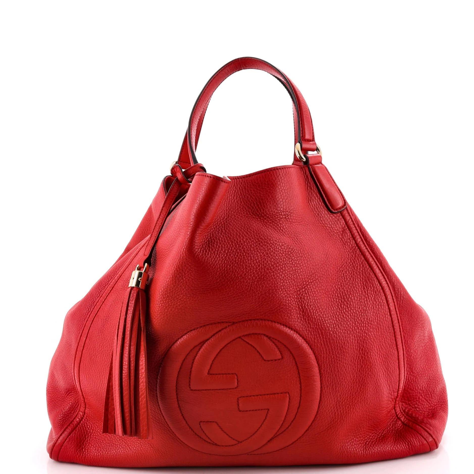 Leather handbag