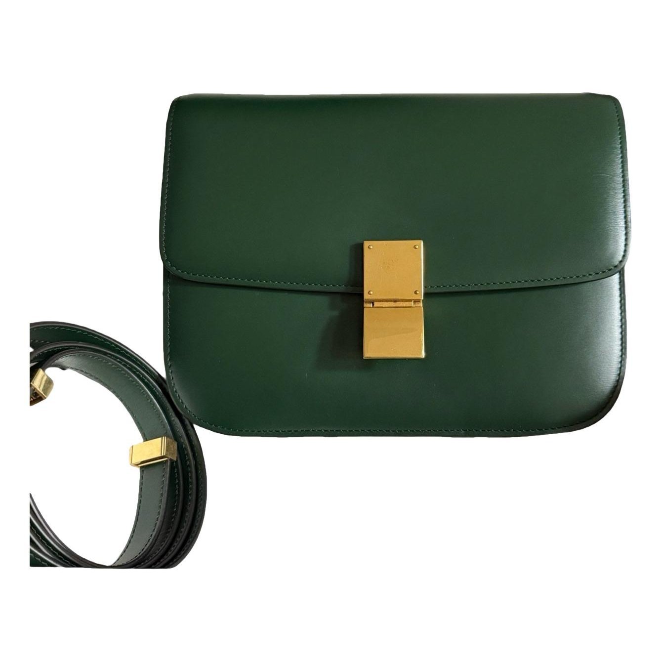 Classic leather crossbody bag