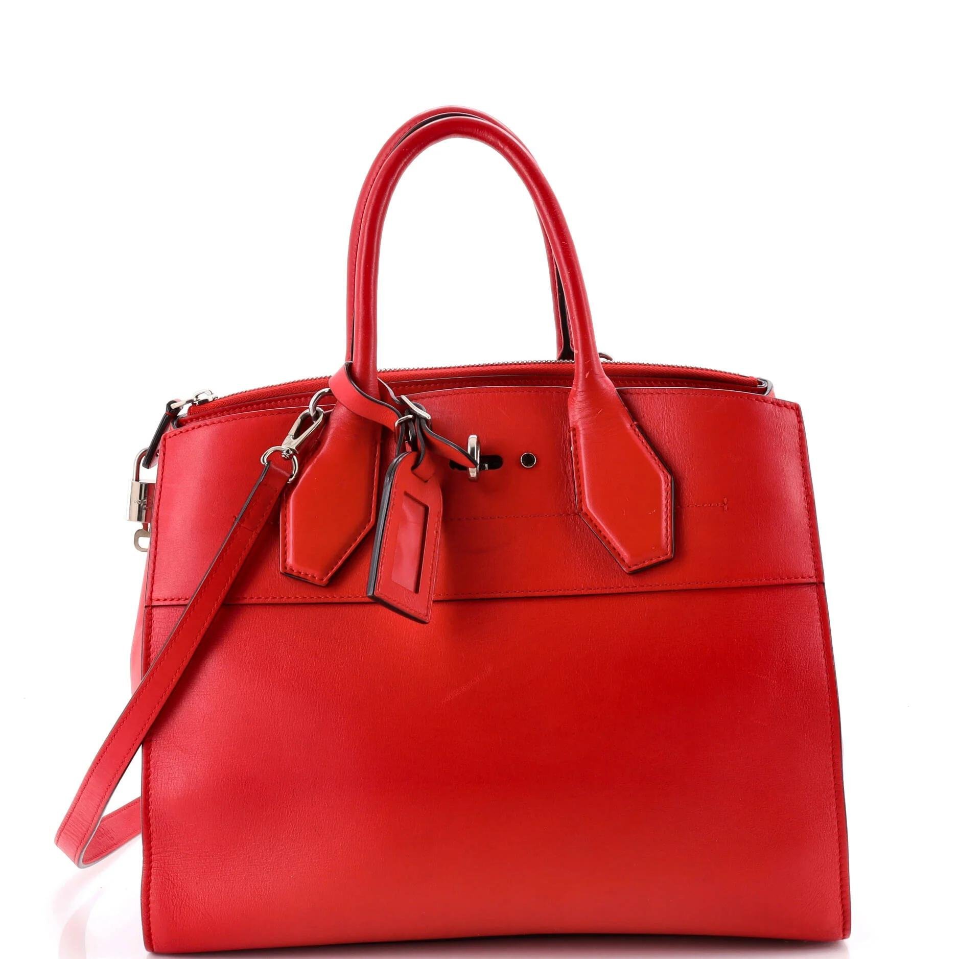 Leather tote