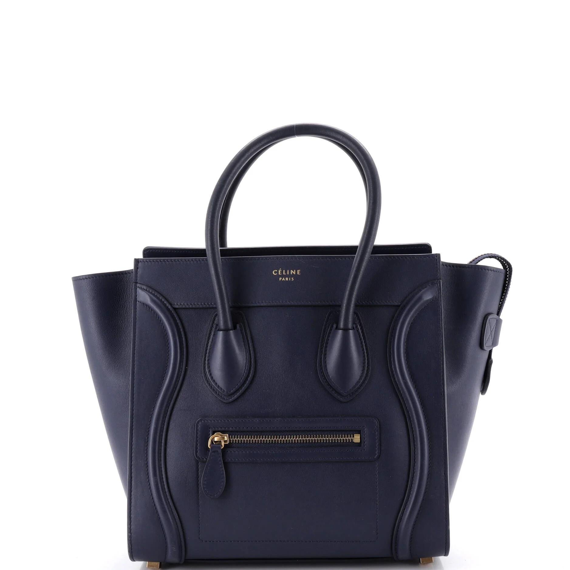 Luggage leather tote
